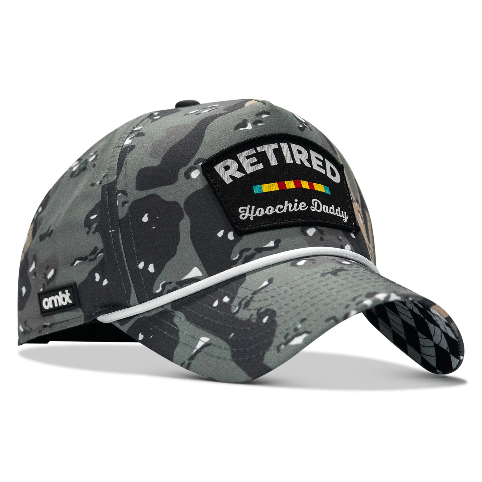 Retired Hoochie Daddy Ribbons Patch Weekender Waterproof Snapback - Image 16