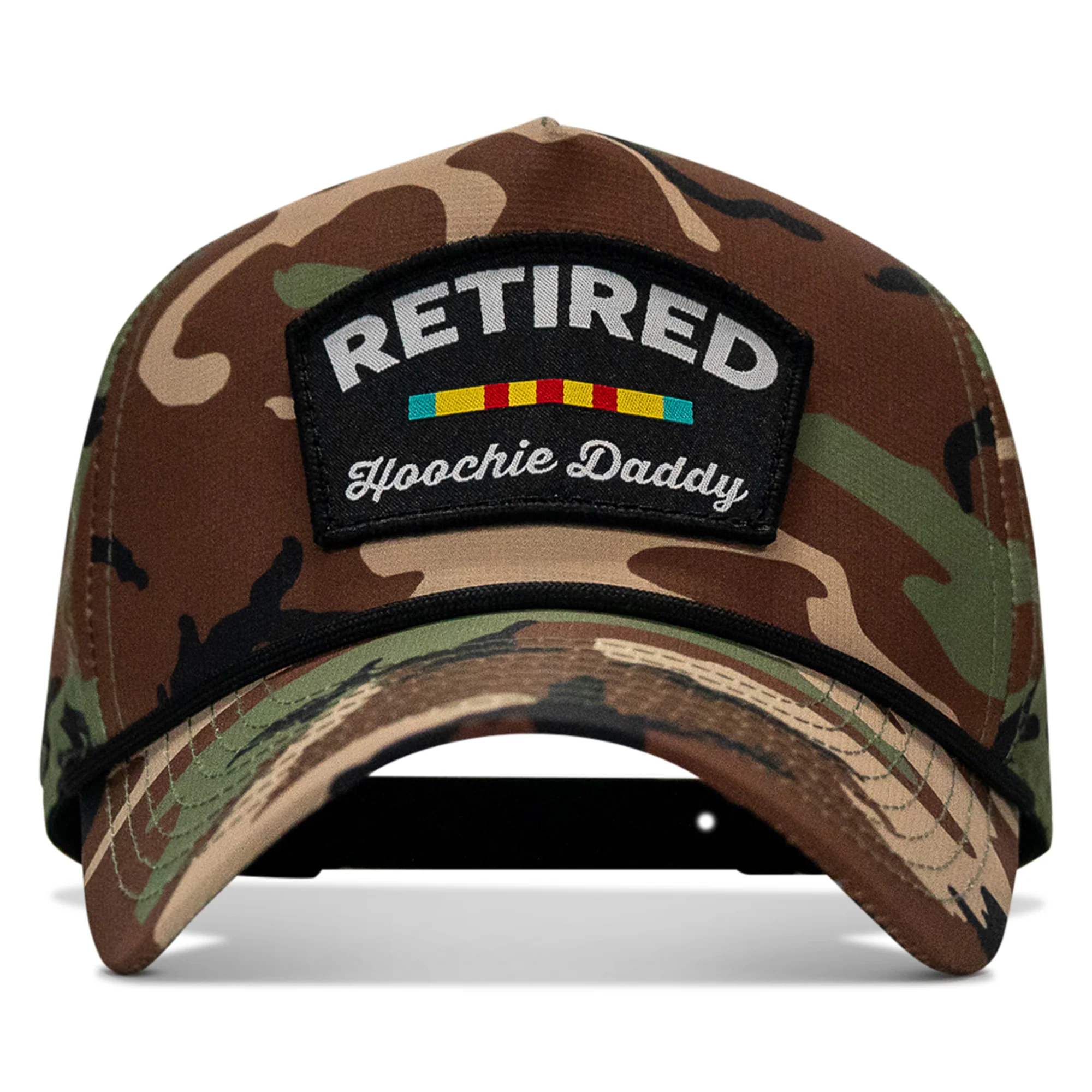Retired Hoochie Daddy Ribbons Patch Weekender Waterproof Snapback - Image 19