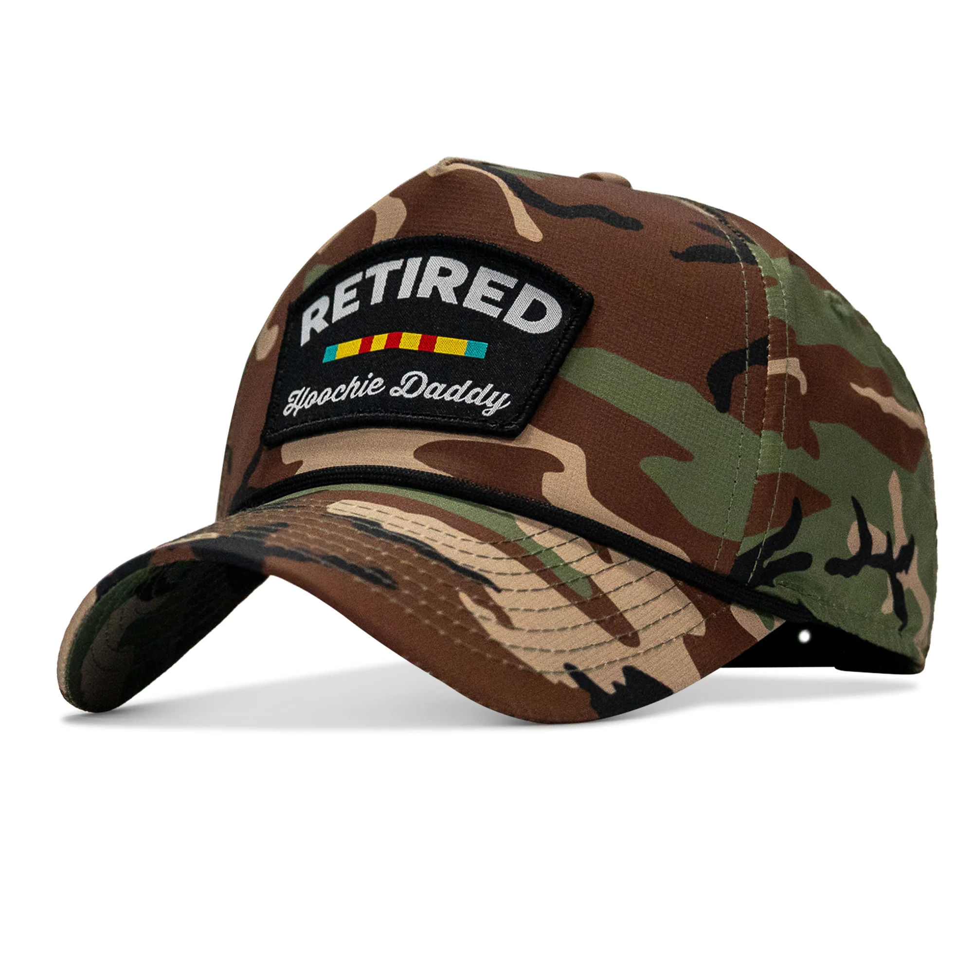 Retired Hoochie Daddy Ribbons Patch Weekender Waterproof Snapback - Image 20