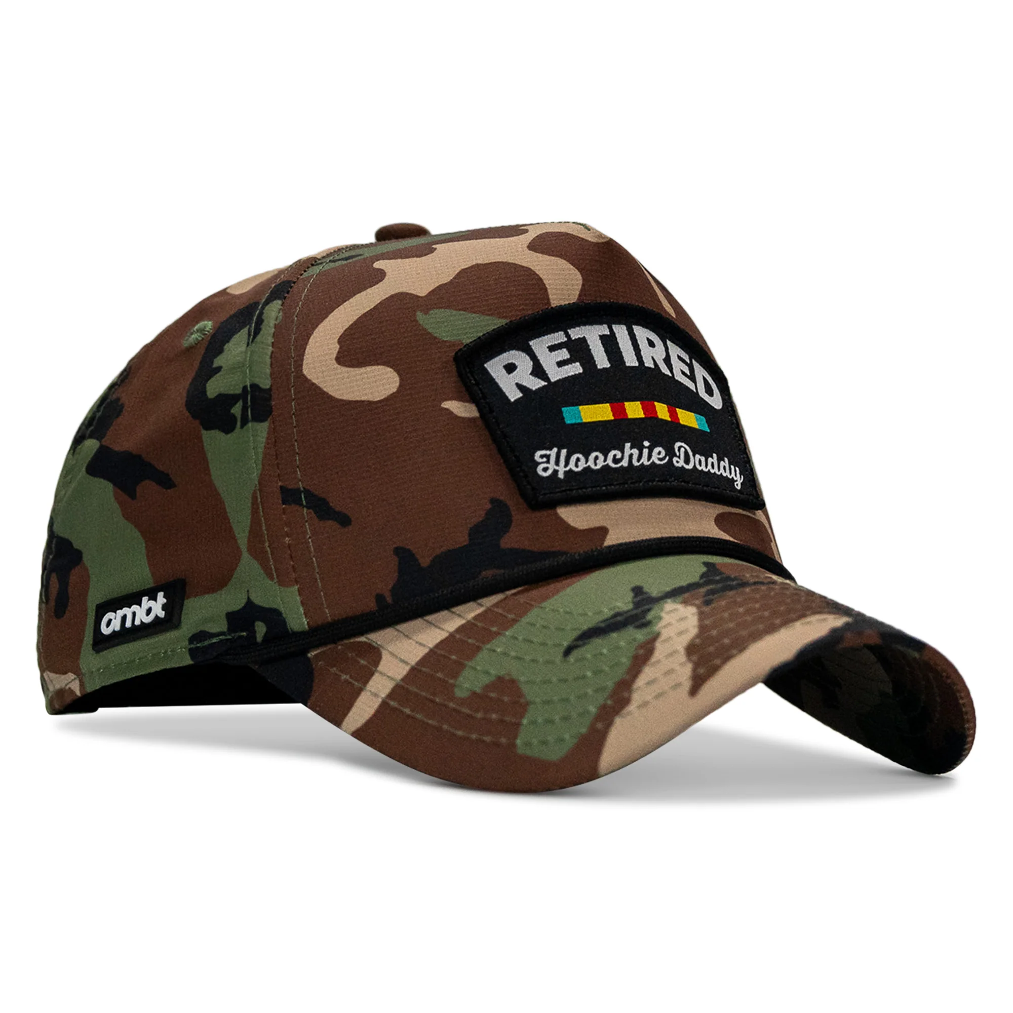 Retired Hoochie Daddy Ribbons Patch Weekender Waterproof Snapback - Image 21