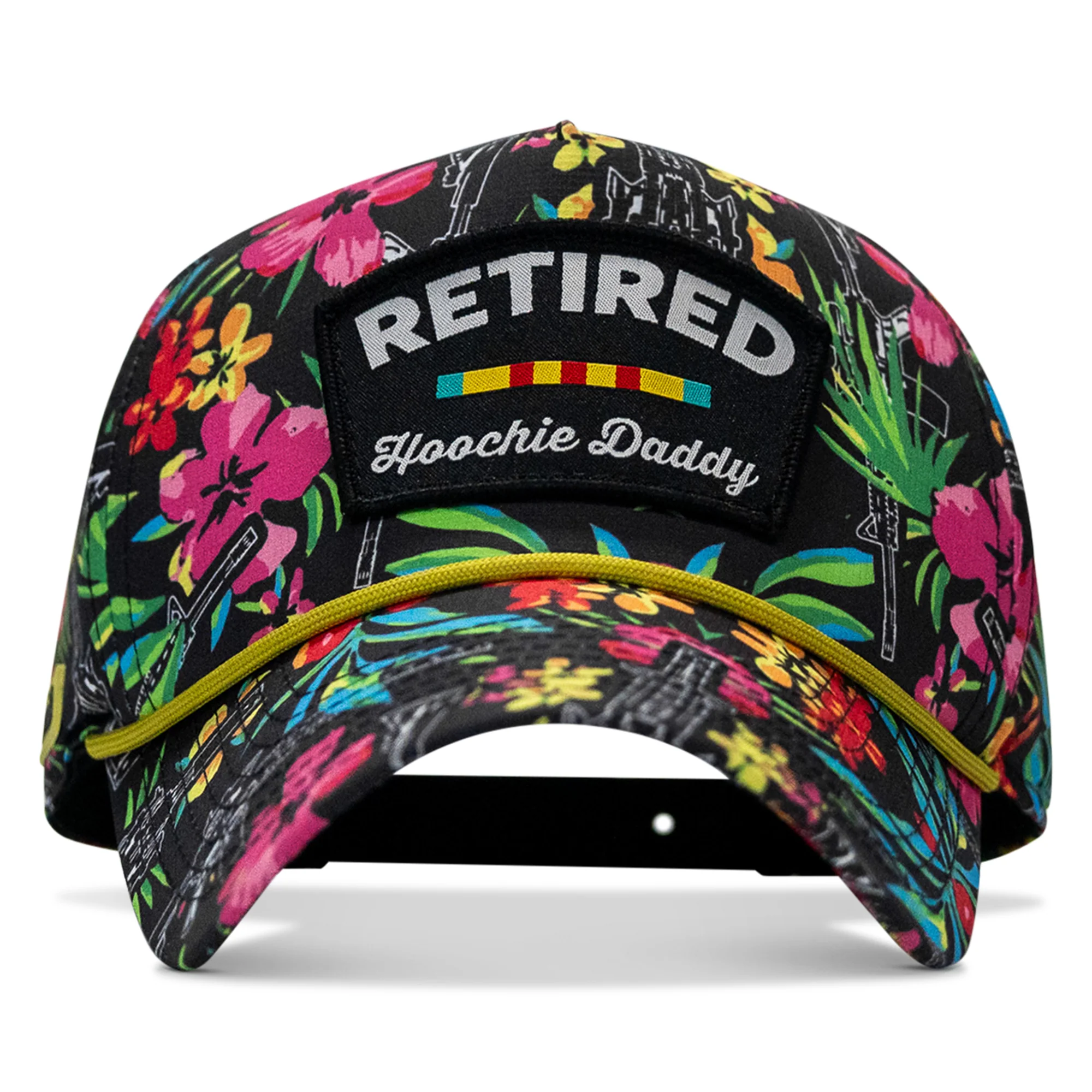 Retired Hoochie Daddy Ribbons Patch Weekender Waterproof Snapback - Image 24