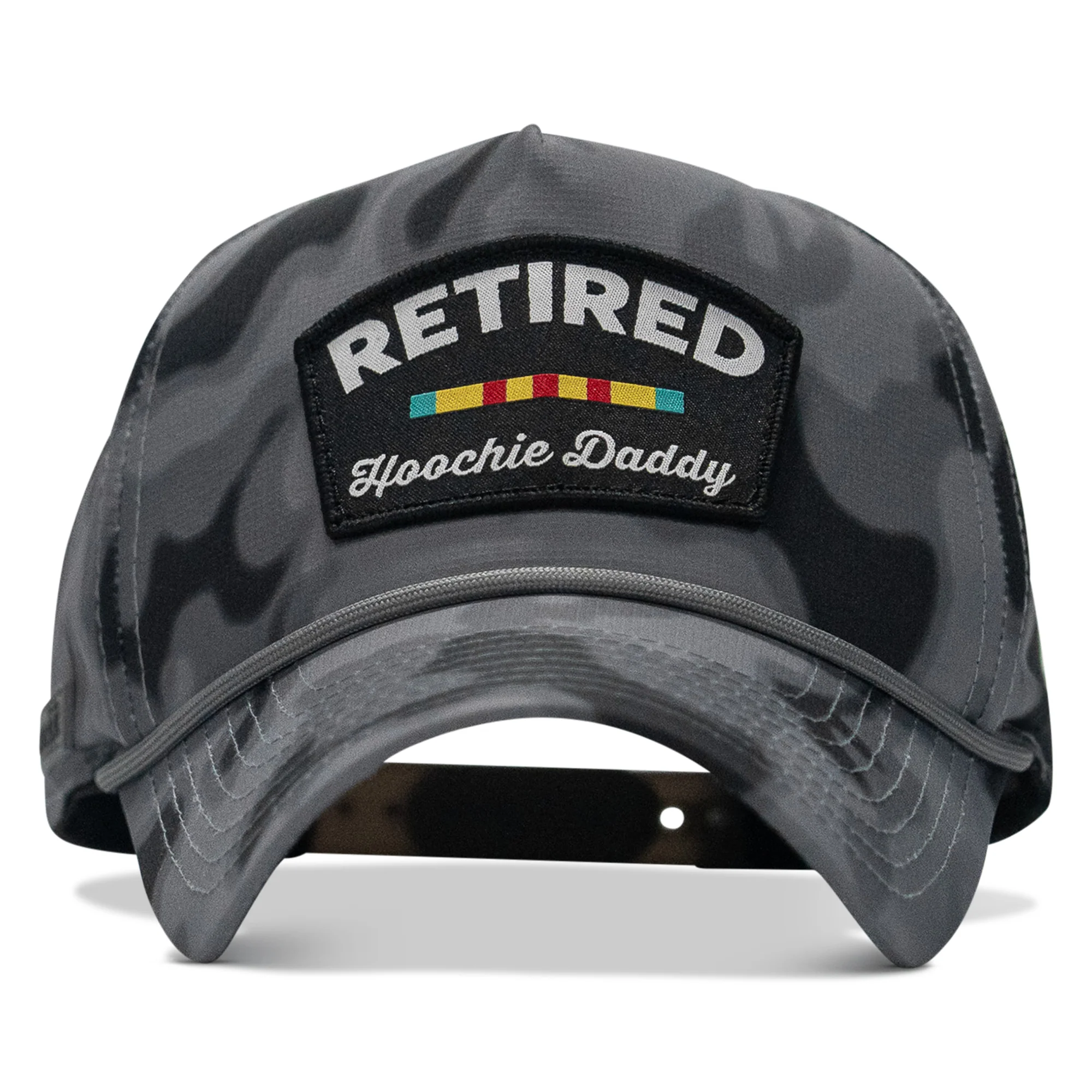 Retired Hoochie Daddy Ribbons Patch Weekender Waterproof Snapback - Image 8