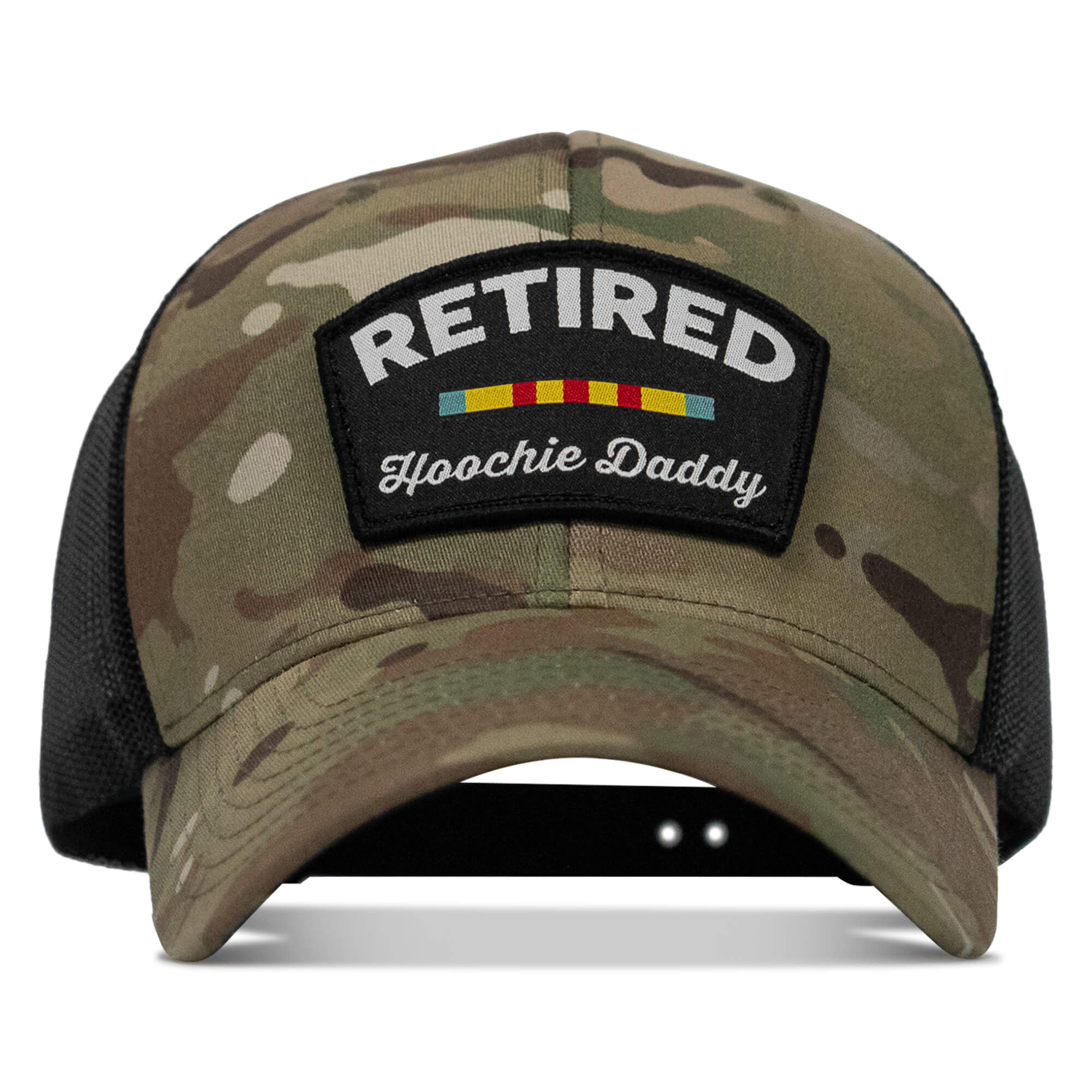 Retired Hoochie Daddy Veteran Patch Snapback Hat - Image 11