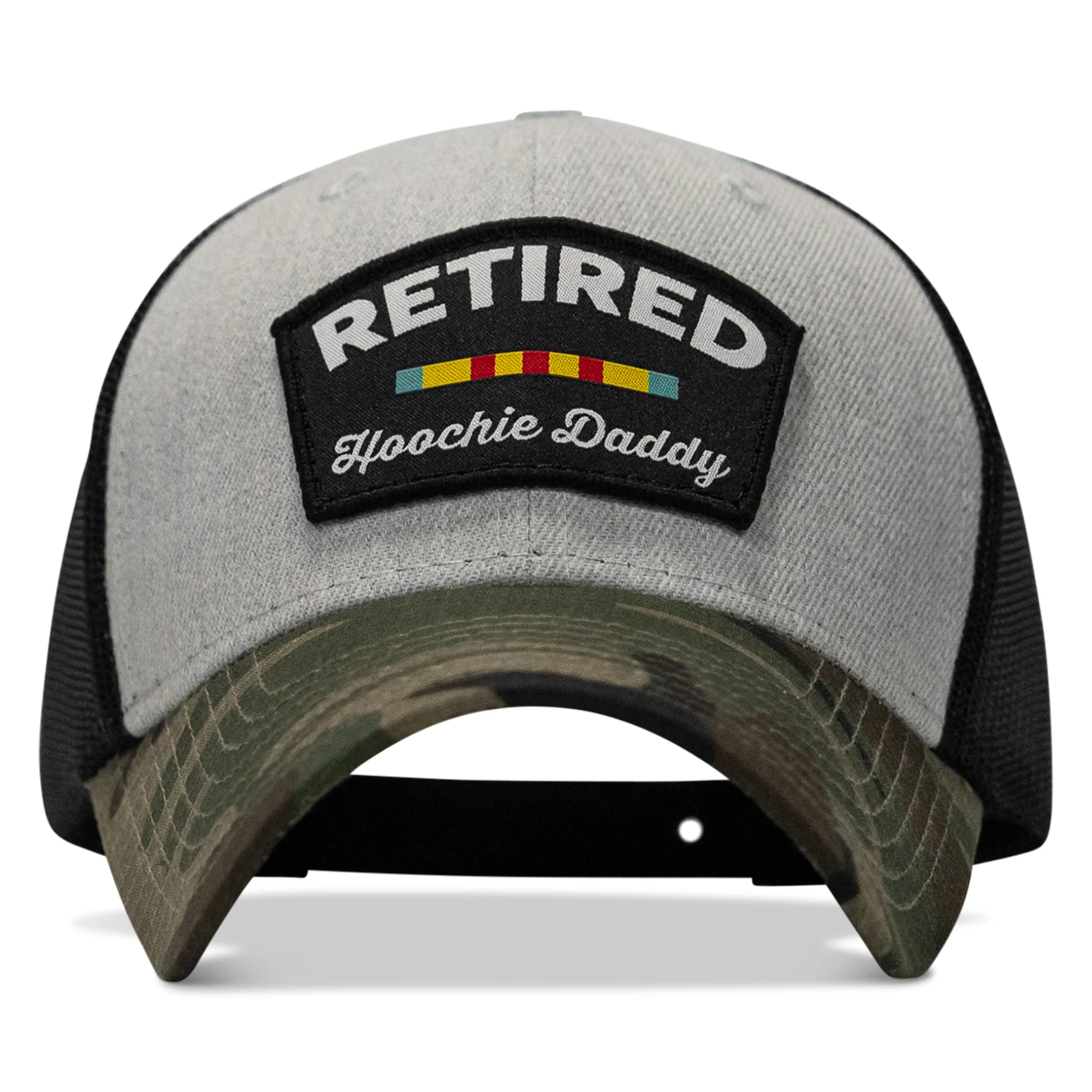 Retired Hoochie Daddy Veteran Patch Snapback Hat - Image 33
