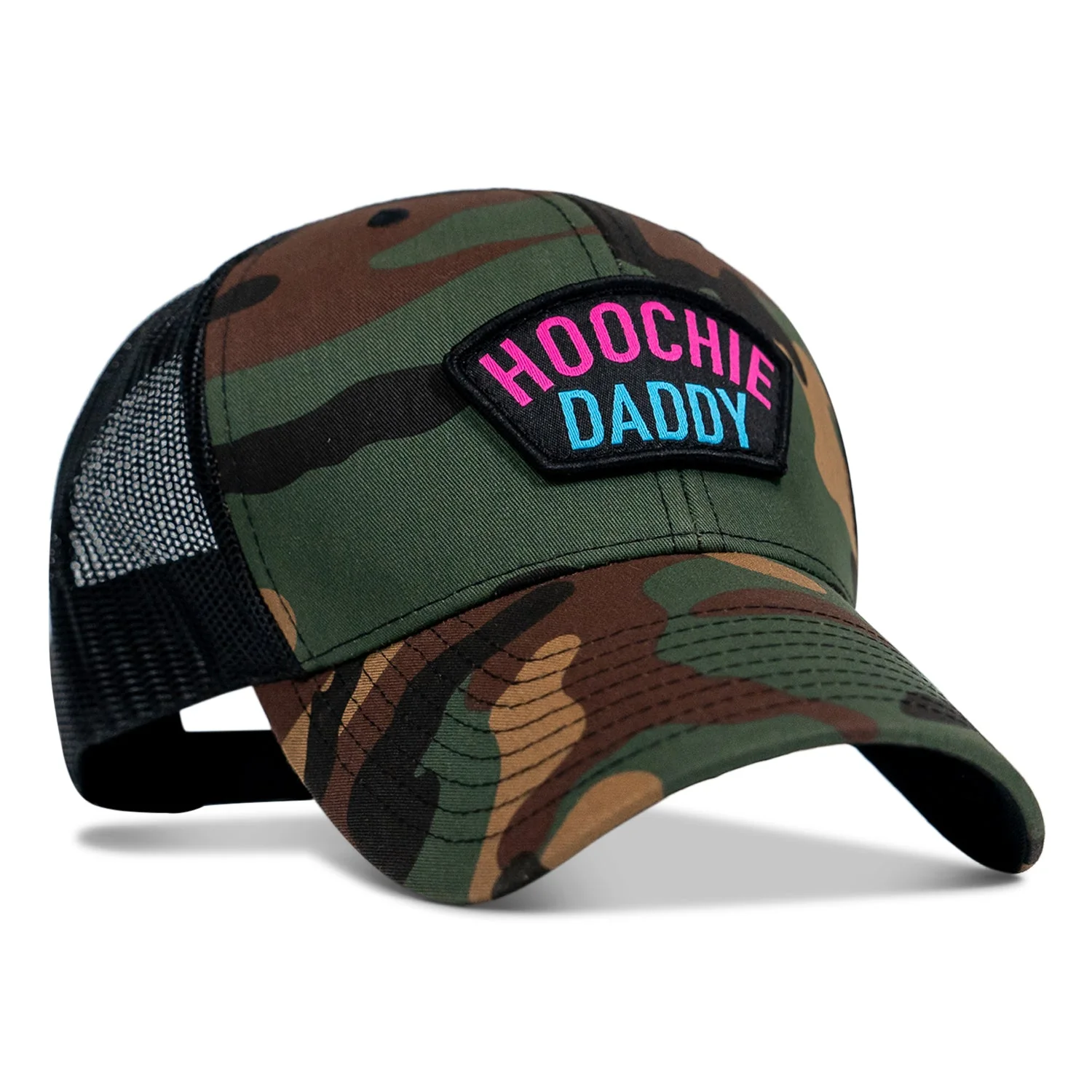 Retro Hoochie Daddy Patch Snapback Hat - Image 6