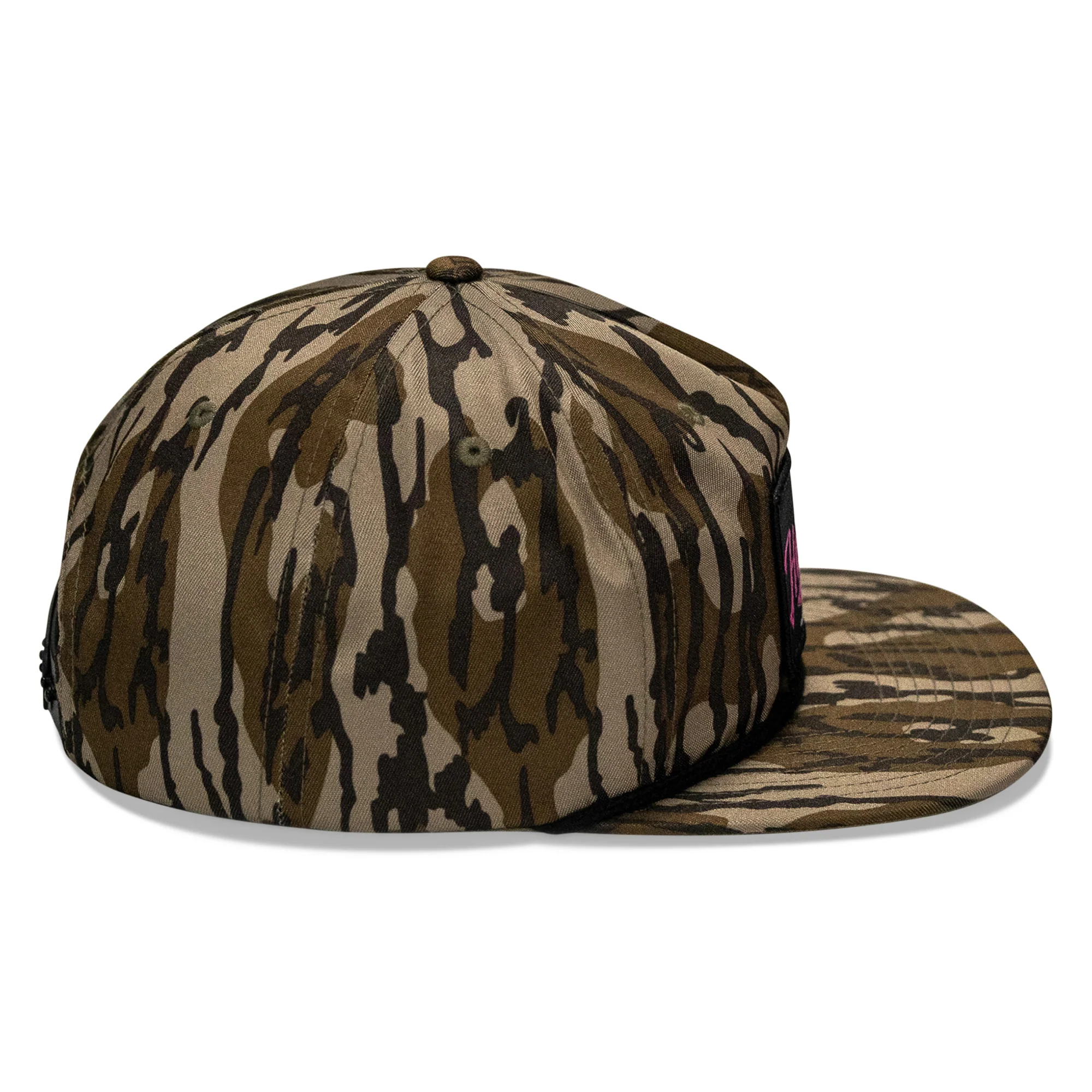 Retro Hoochie Daddy Script Patch Flatbill Snapback Hat - Image 5