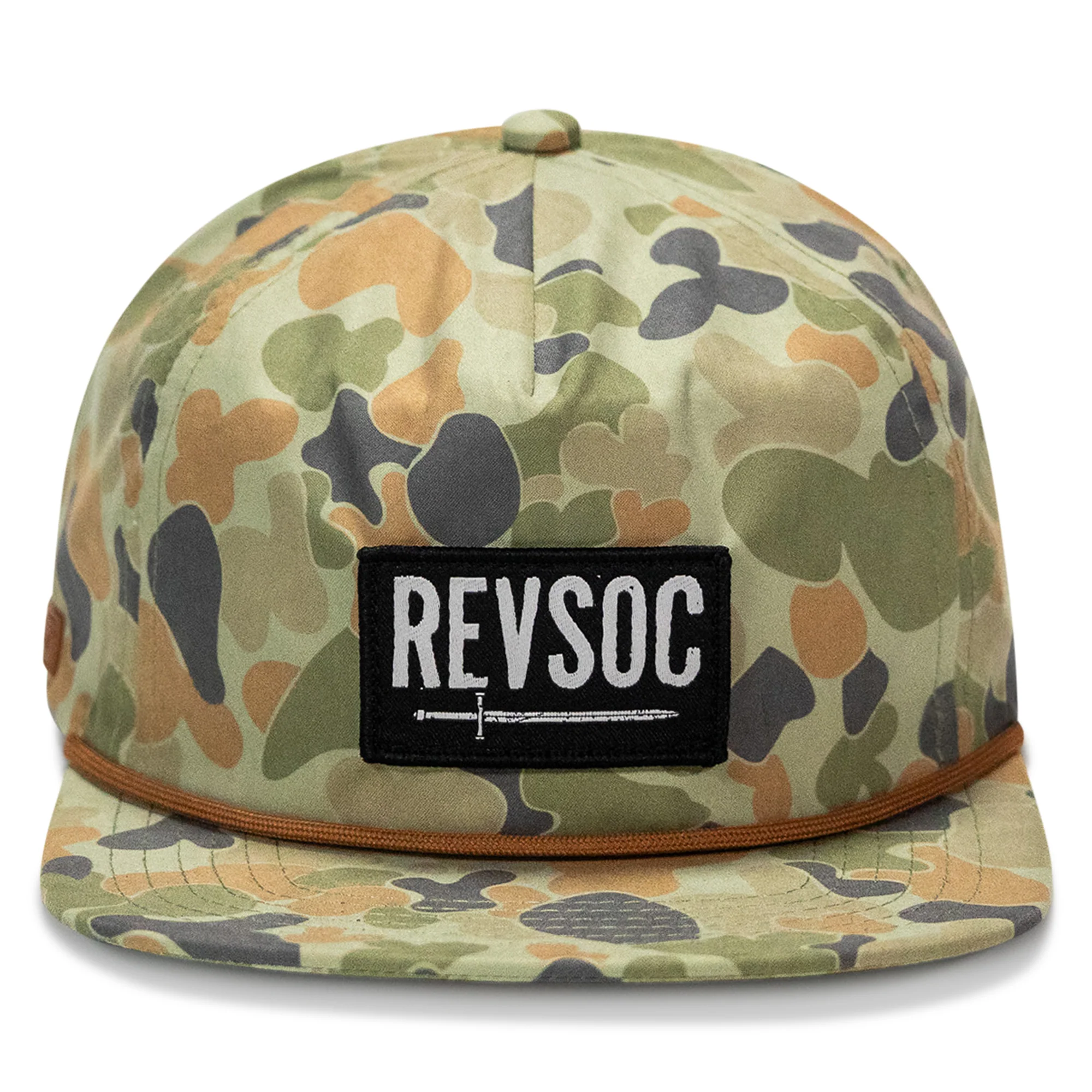 REVSOC Classic Patch Crushable Rope Snapback Hat