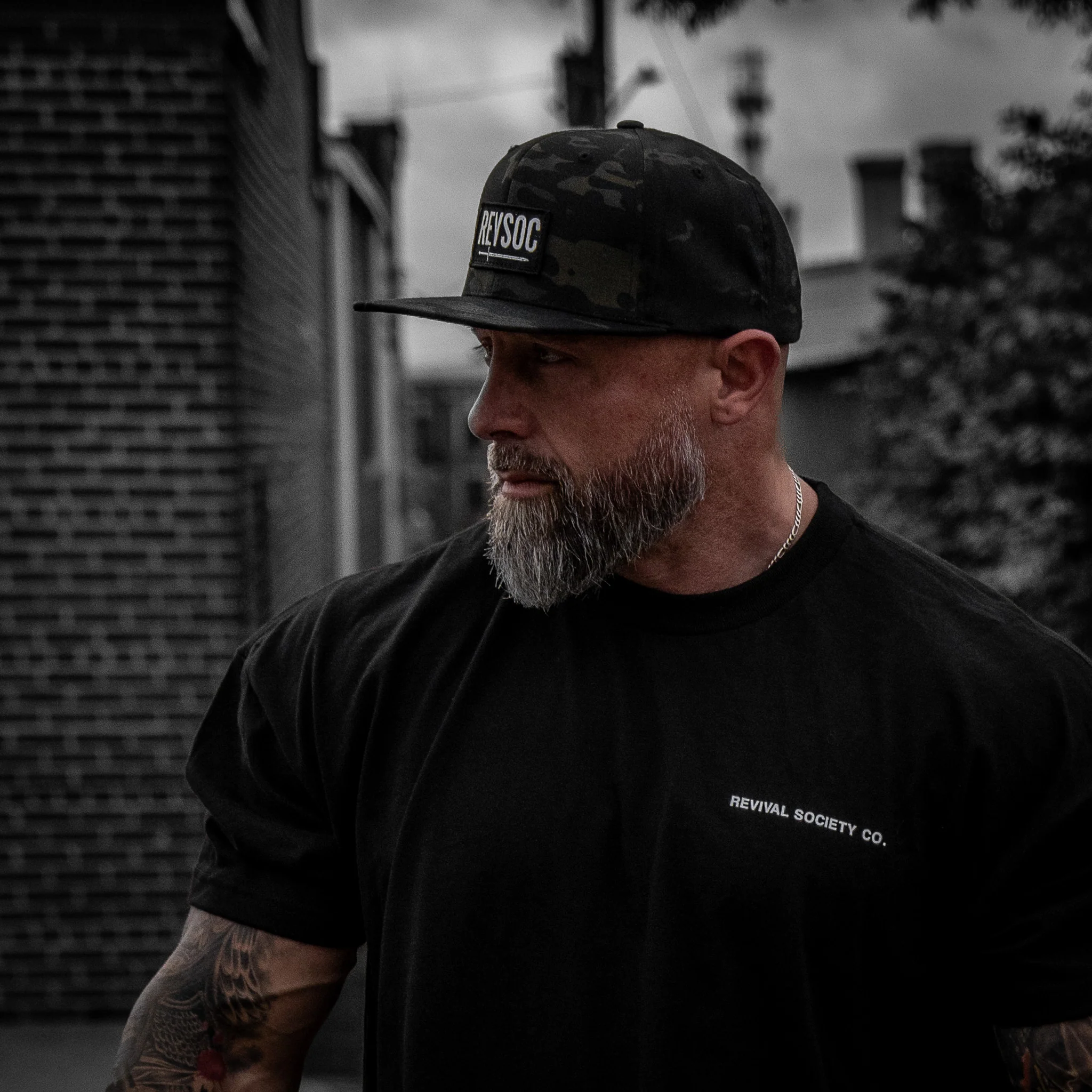 REVSOC Classic Patch Flatbill Hat - Image 12
