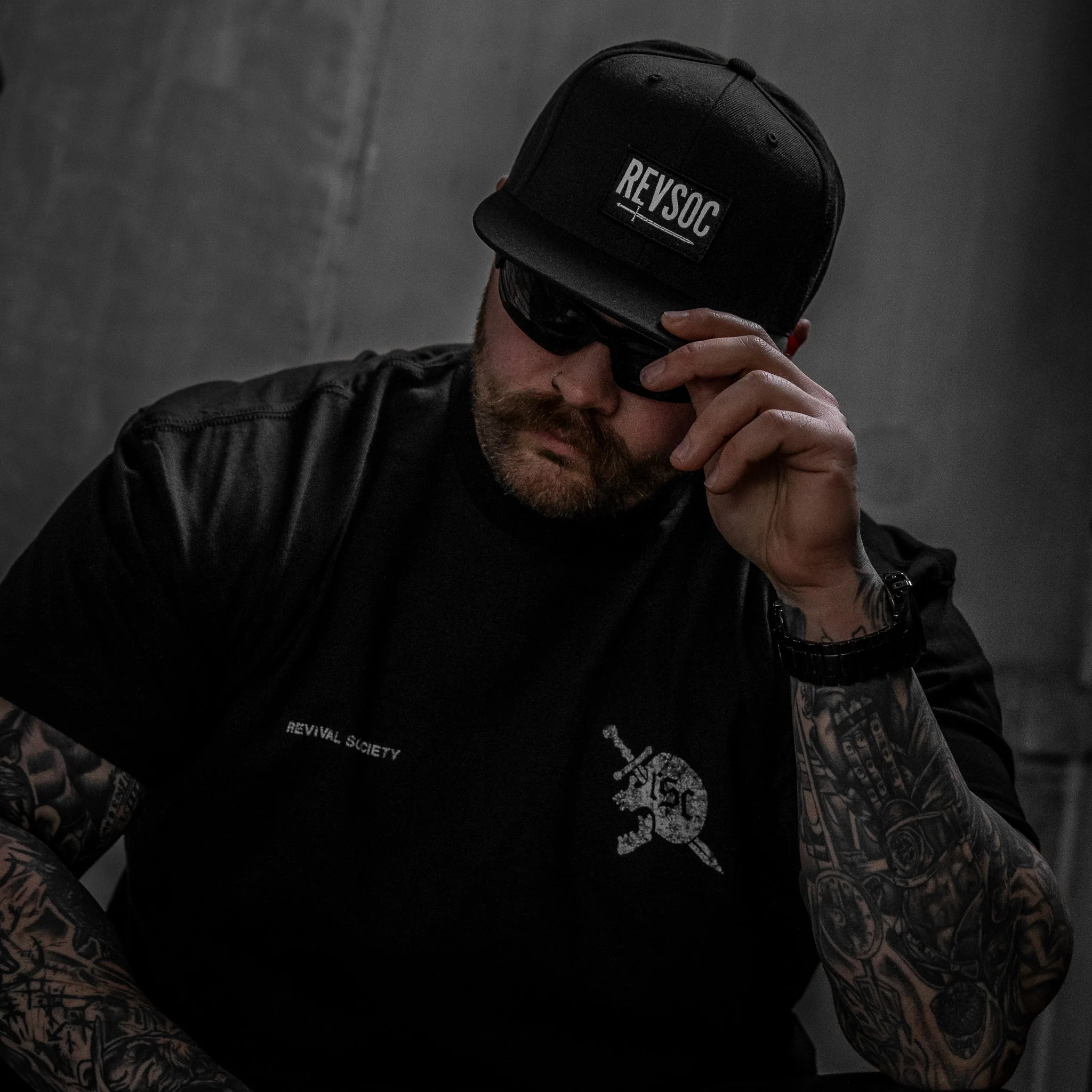 REVSOC Classic Patch Flatbill Hat - Image 18