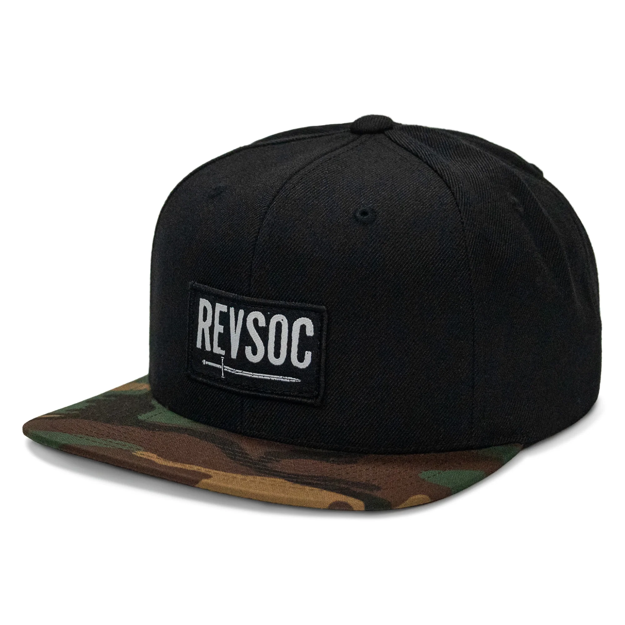 REVSOC Classic Patch Flatbill Hat - Image 24