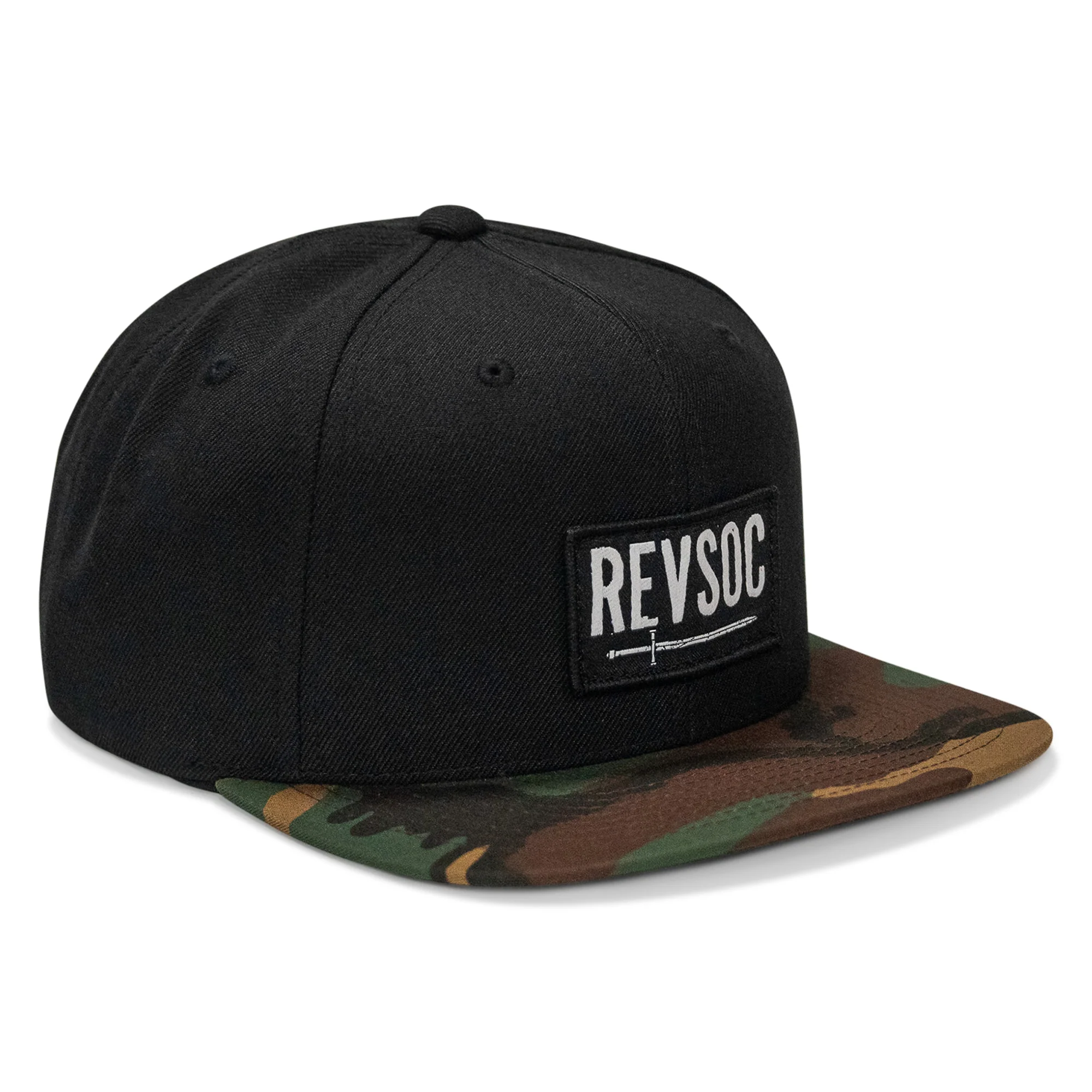 REVSOC Classic Patch Flatbill Hat - Image 25