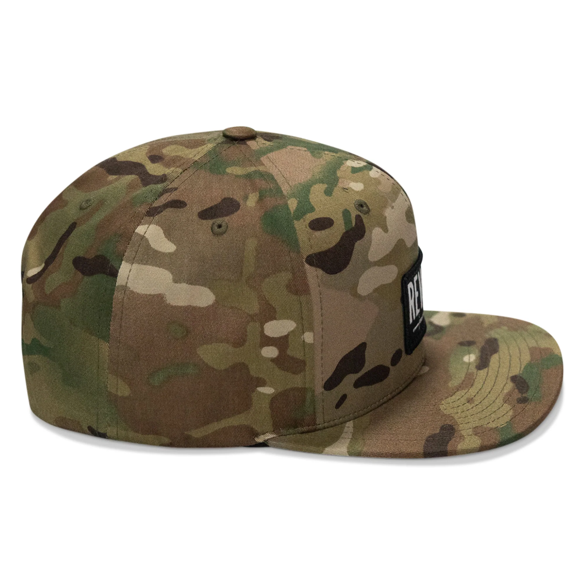 REVSOC Classic Patch Flatbill Hat - Image 44