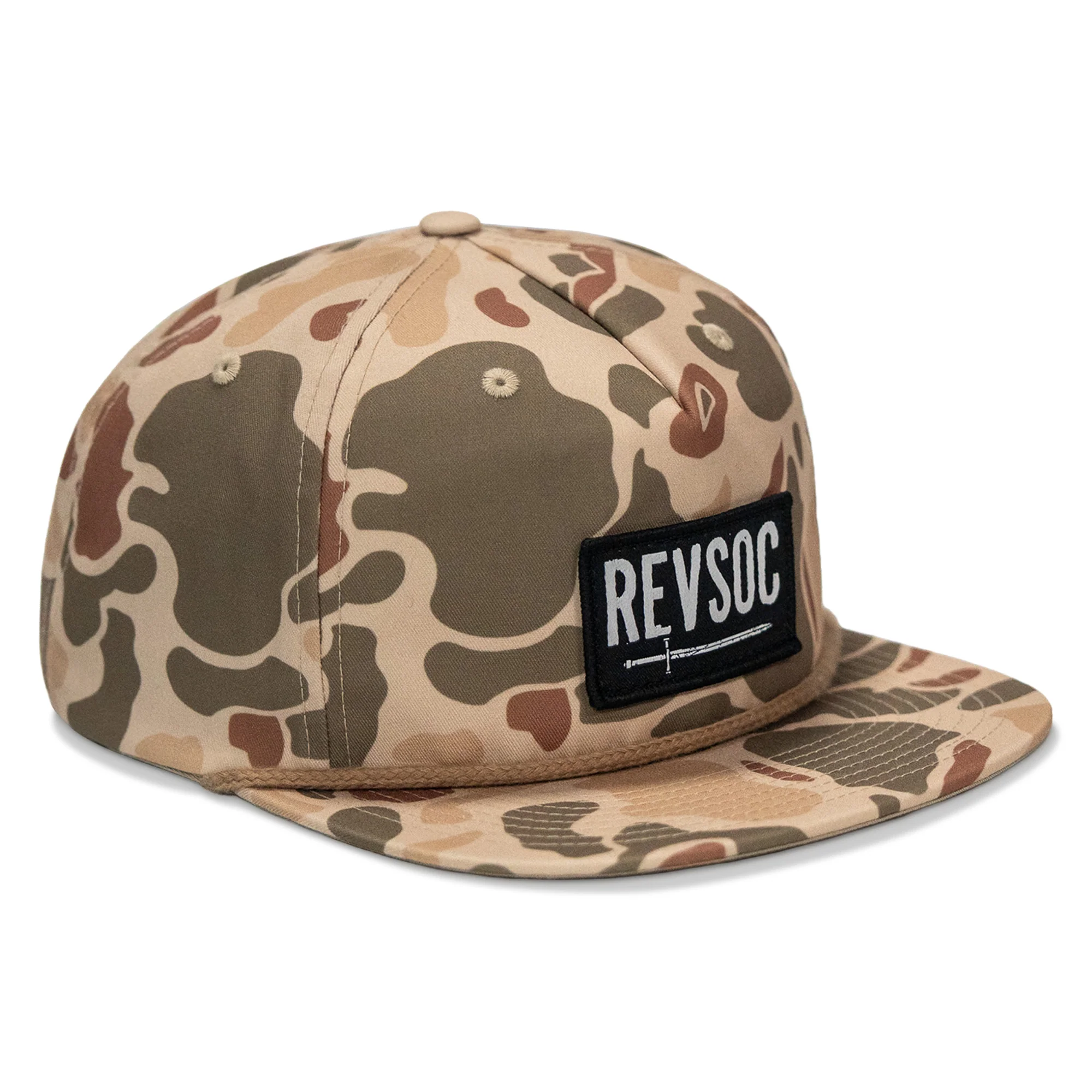 REVSOC Classic Patch Flatbill Hat - Image 62