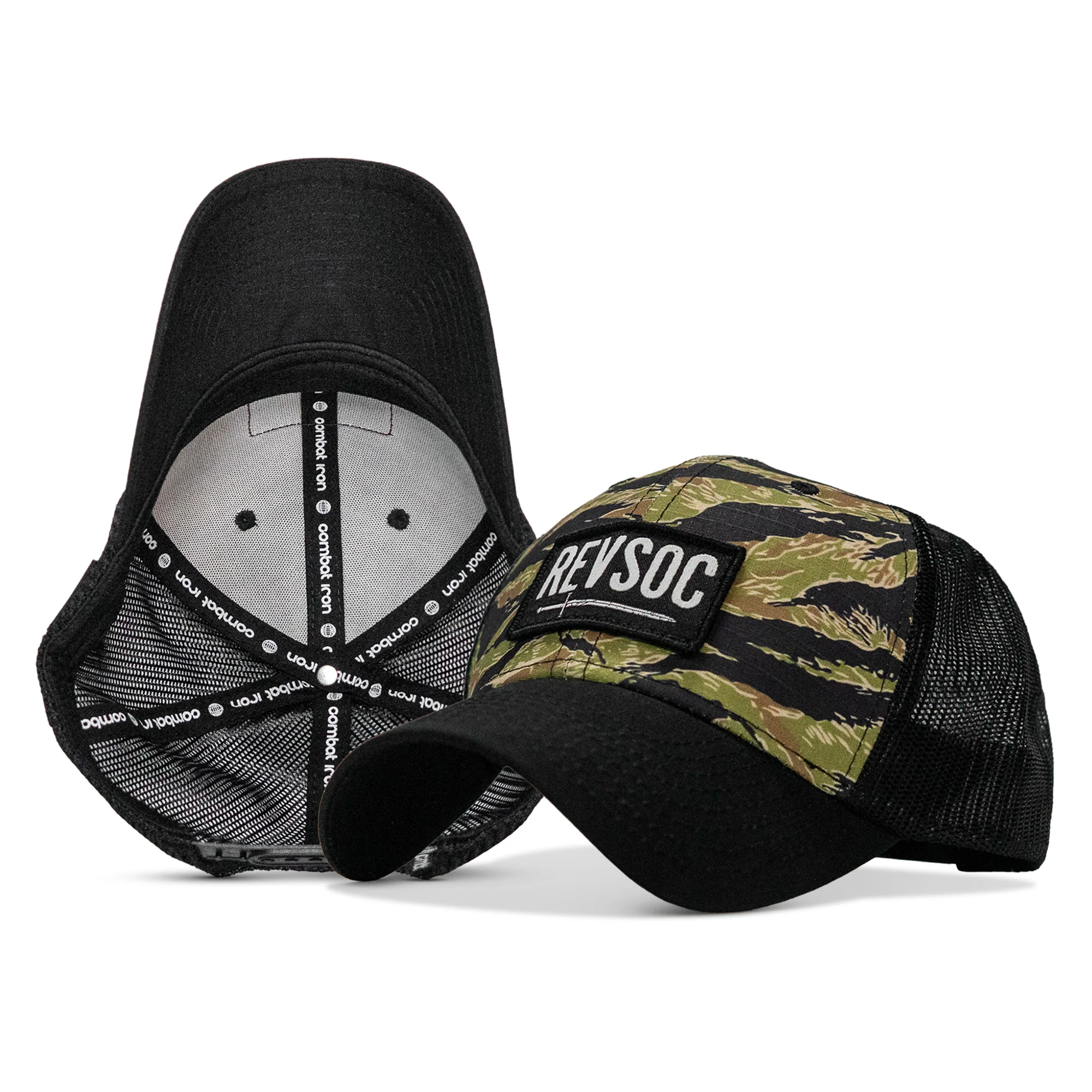 REVSOC Classic Patch Original Ripstop Snapback Hat - Image 15