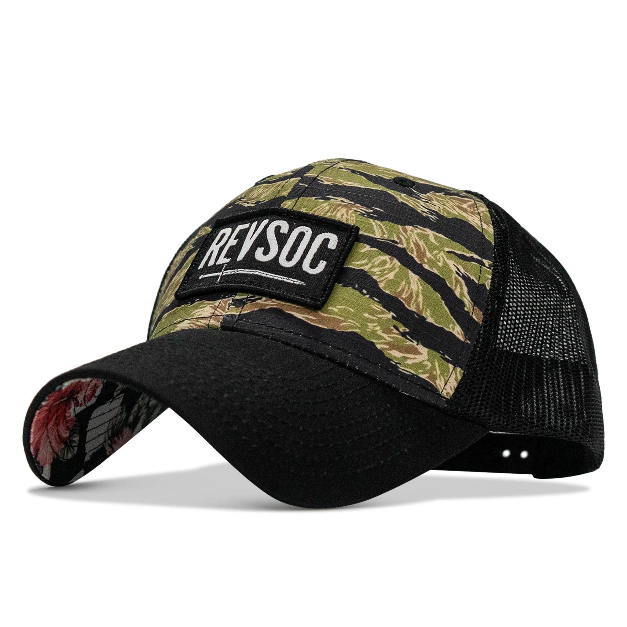 REVSOC Classic Patch Original Ripstop Snapback Hat - Image 3