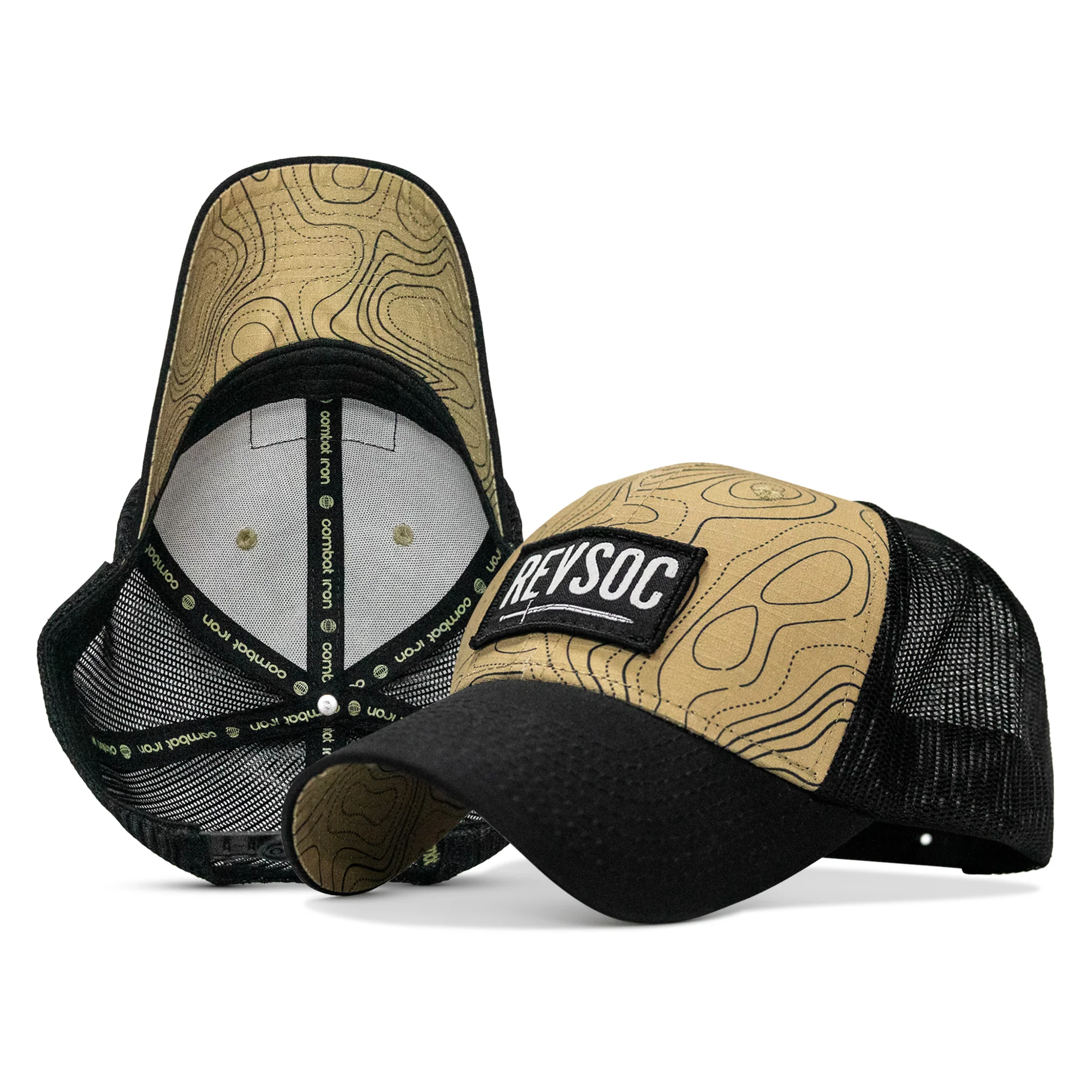 REVSOC Classic Patch Original Ripstop Snapback Hat - Image 8