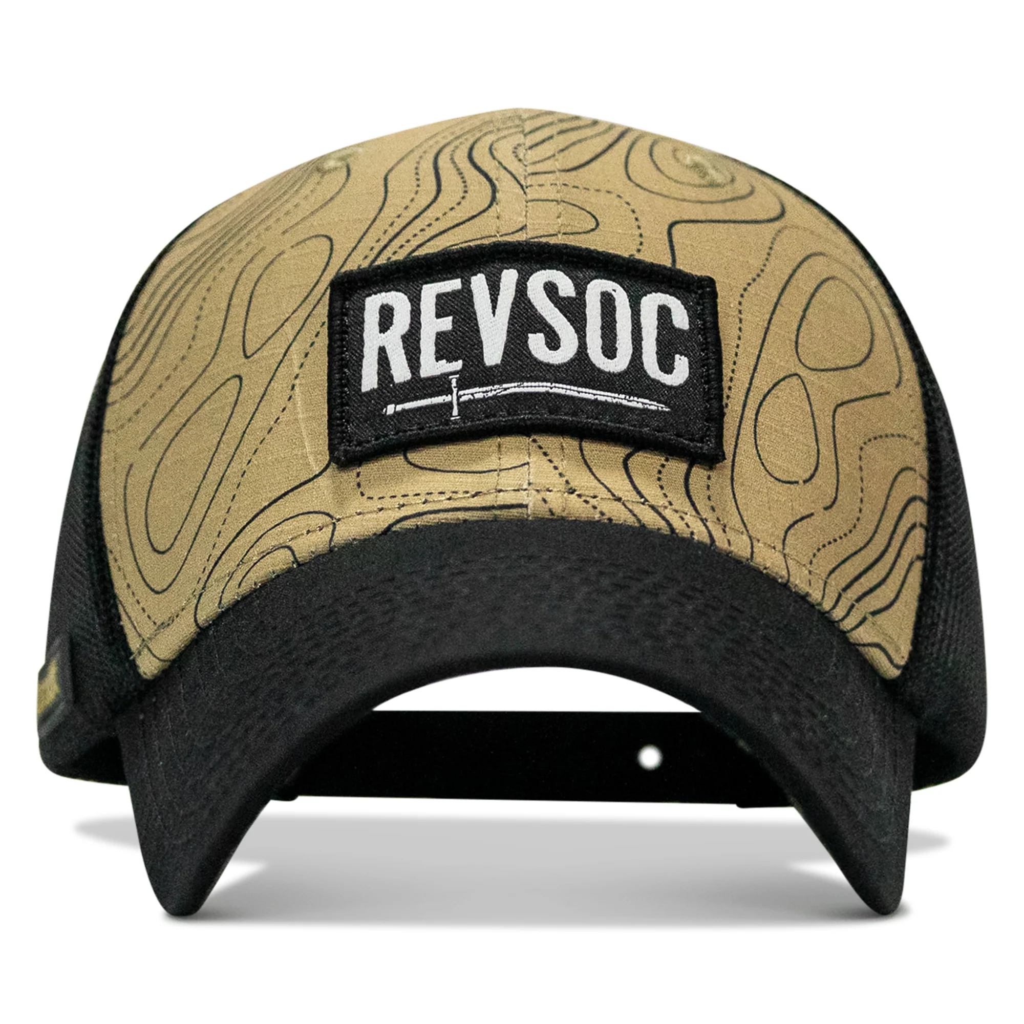 REVSOC Classic Patch Original Ripstop Snapback Hat - Image 9