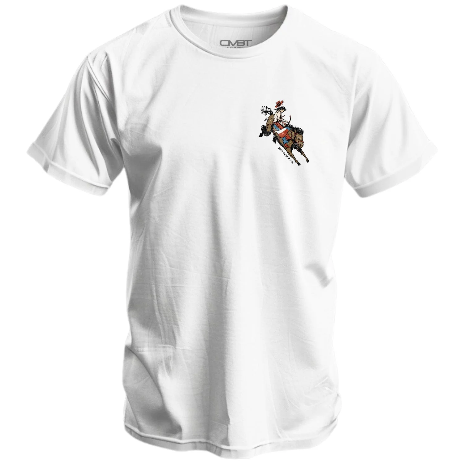 Ride 'Em Raw Saddles Are For Sissy's Men's T-Shirt - Image 2