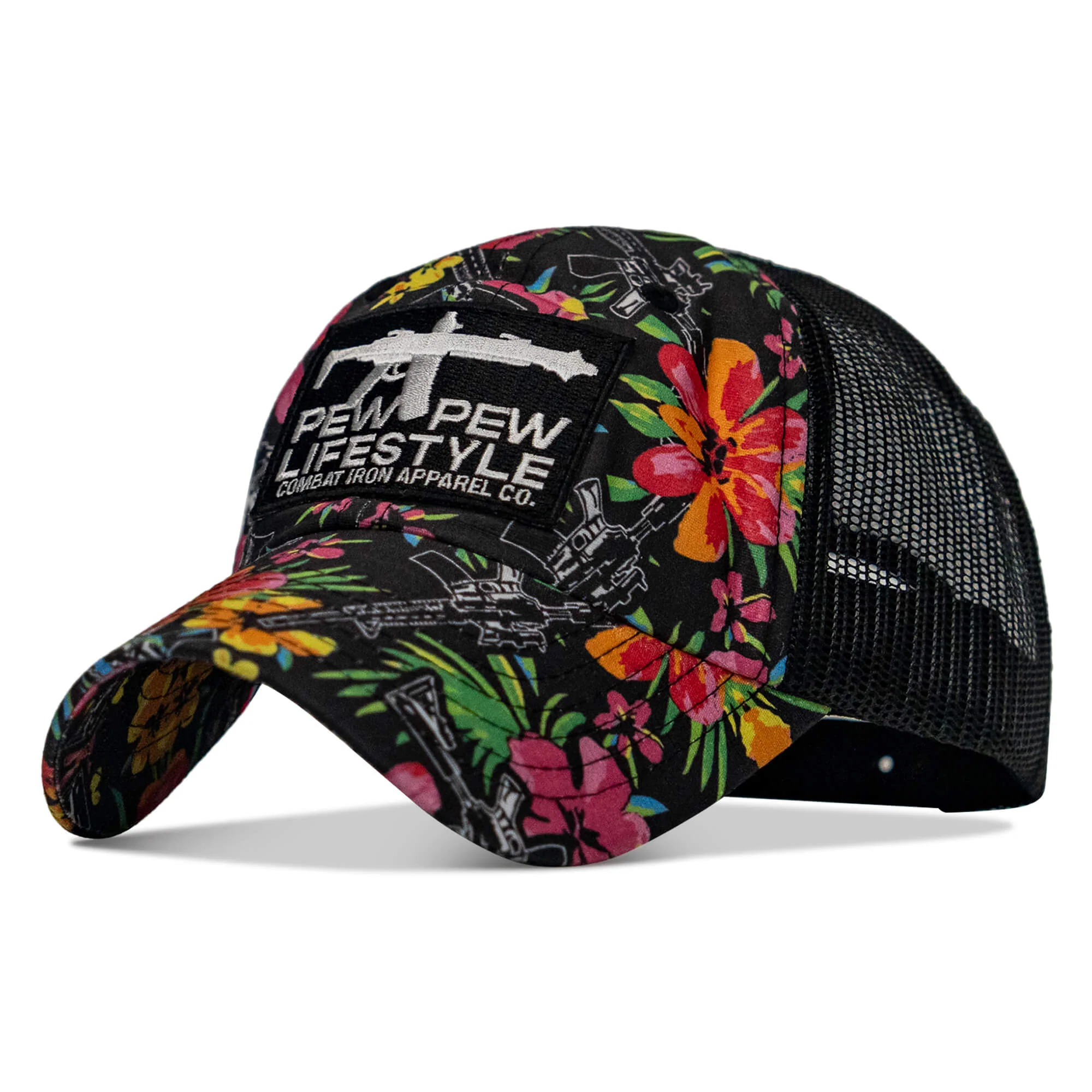 Ripstop Pew Pew Lifesyle Patch Tactical Ripstop Mesh Snapback Hat - Image 3