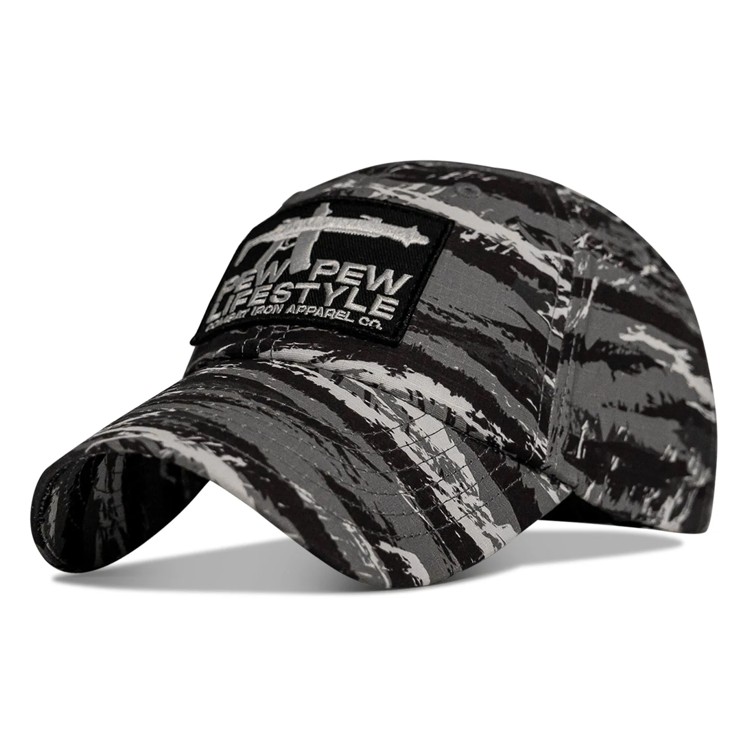 Ripstop Pew Pew Lifesyle Patch Tactical Ripstop Mesh Snapback Hat - Image 30