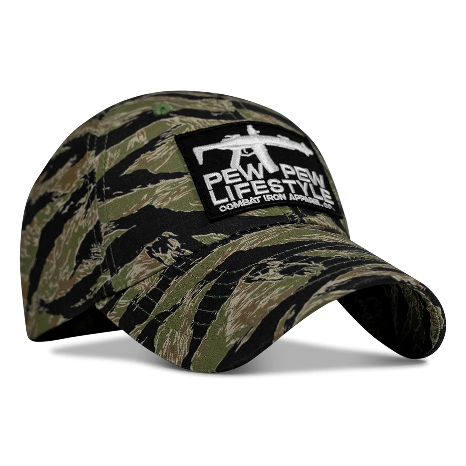 Ripstop Pew Pew Lifesyle Patch Tactical Ripstop Mesh Snapback Hat - Image 33