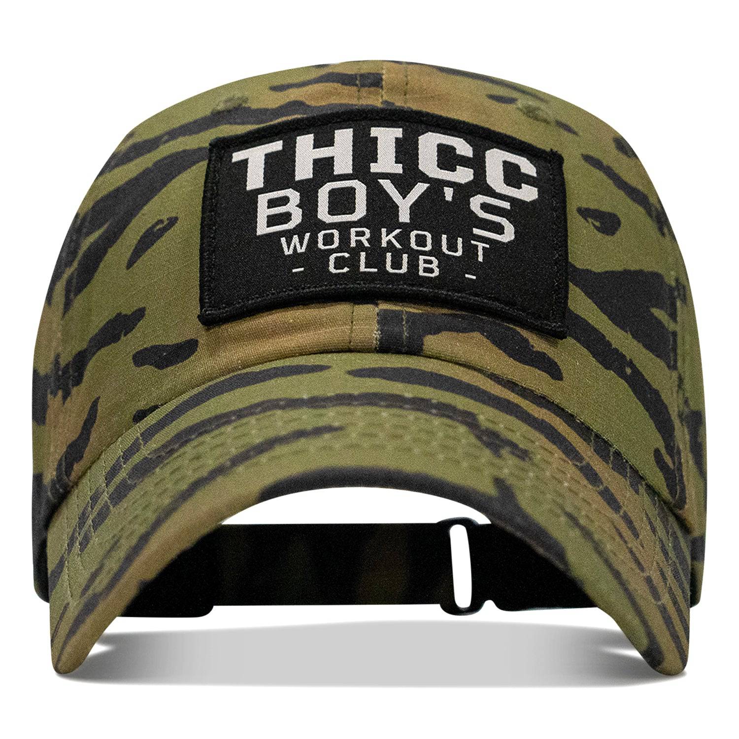Ripstop Thicc Boys Workout Club Patch Tactical Ripstop Mesh Snapback Hat - Image 30