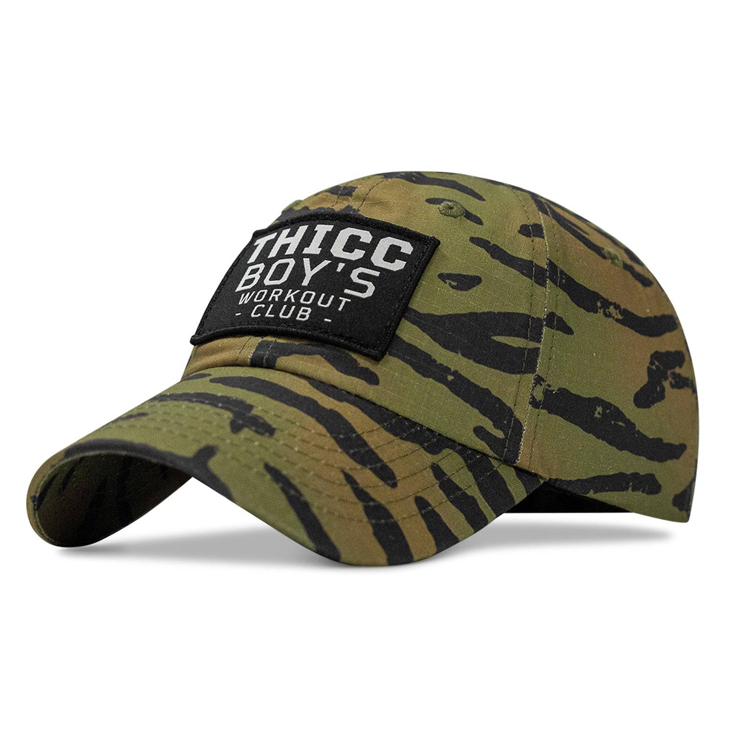 Ripstop Thicc Boys Workout Club Patch Tactical Ripstop Mesh Snapback Hat - Image 31