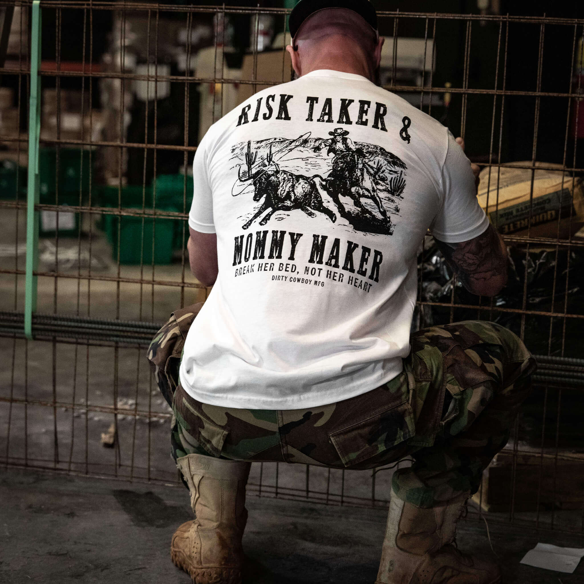 Risk Taker & Mommy Maker Men's T-Shirt - Image 10