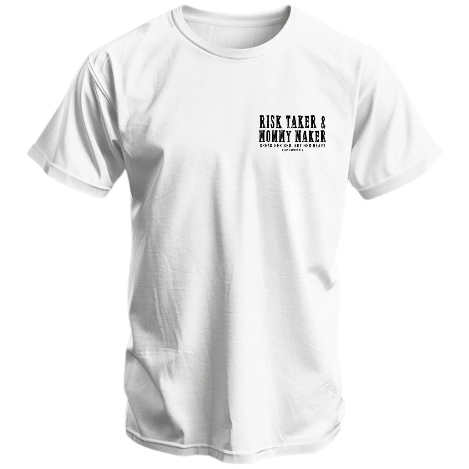 Risk Taker & Mommy Maker Men's T-Shirt - Image 15
