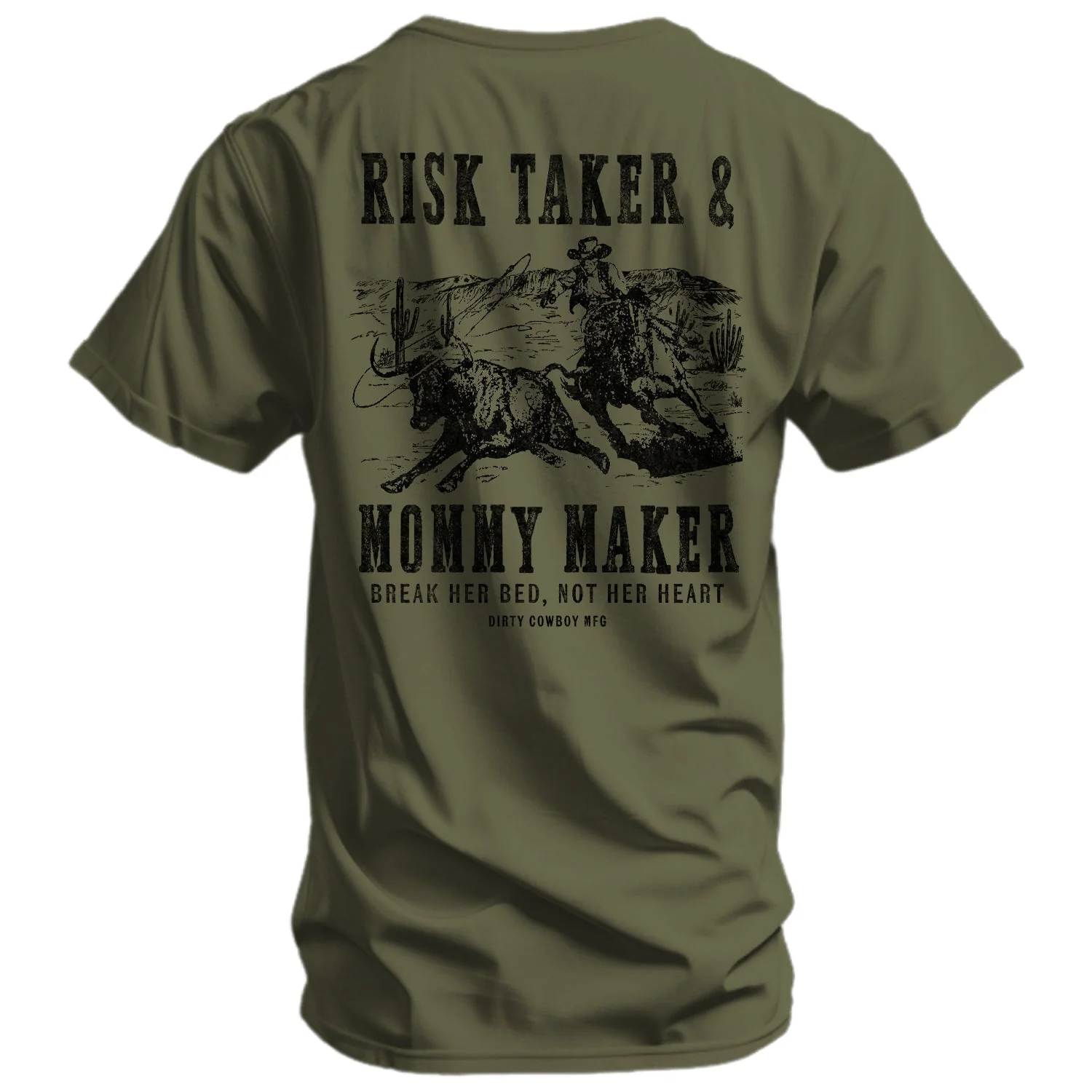 Risk Taker & Mommy Maker Men's T-Shirt - Image 16