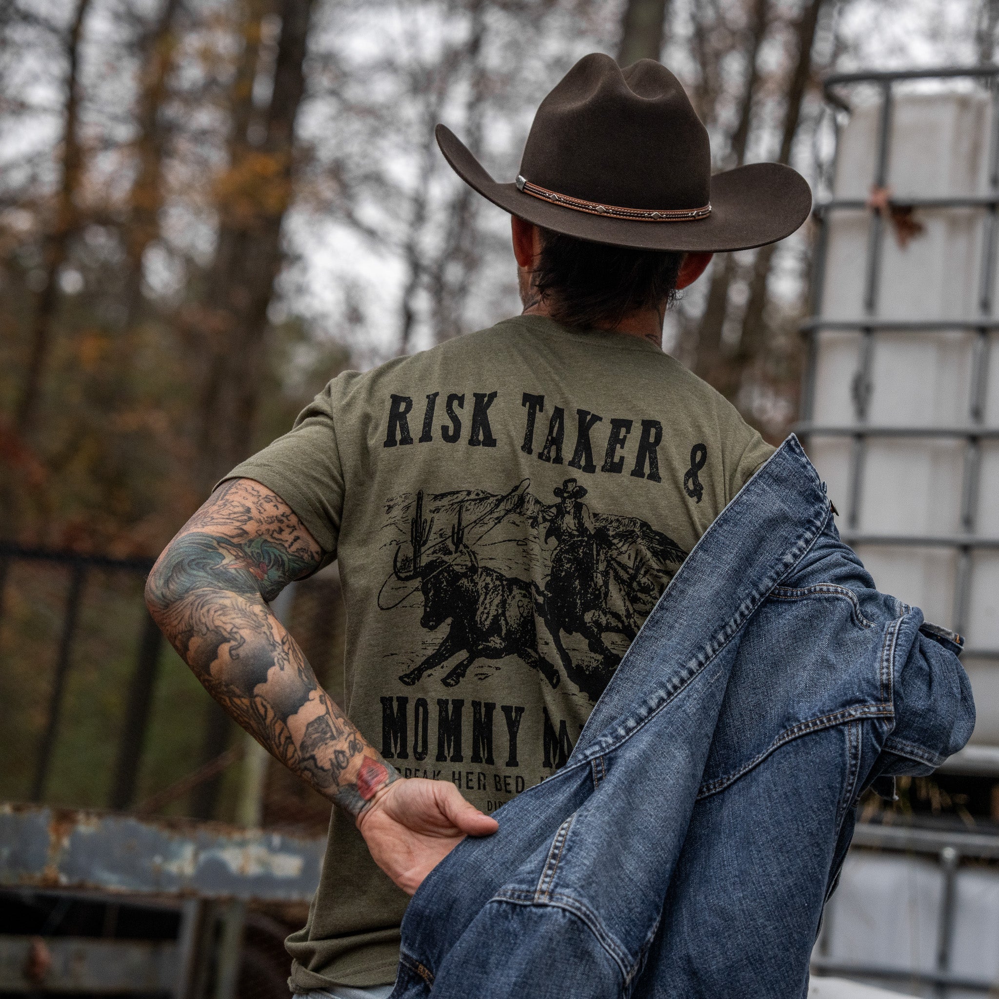 Risk Taker & Mommy Maker Men's T-Shirt - Image 22
