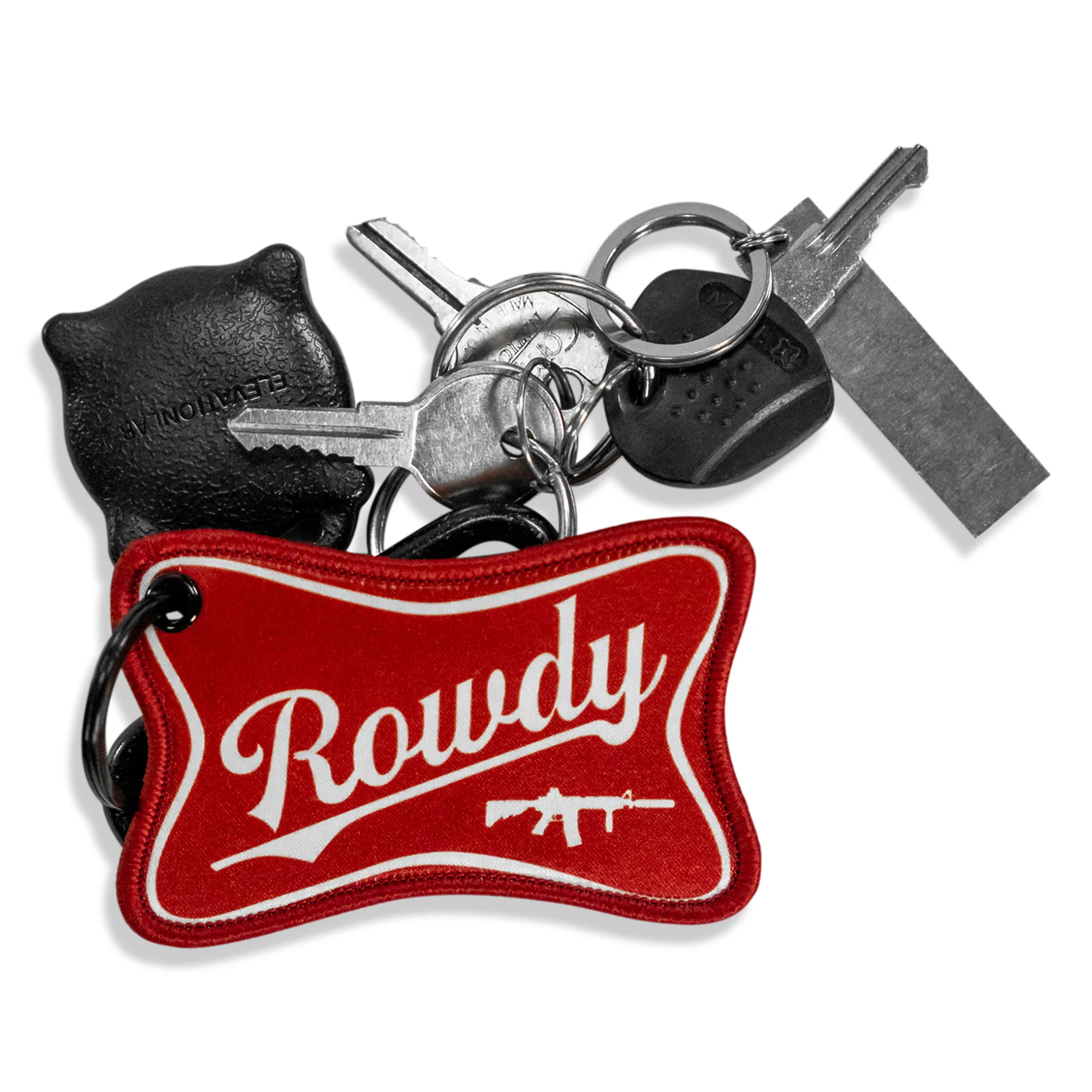Rowdy Beer Logo Keychain - Image 2