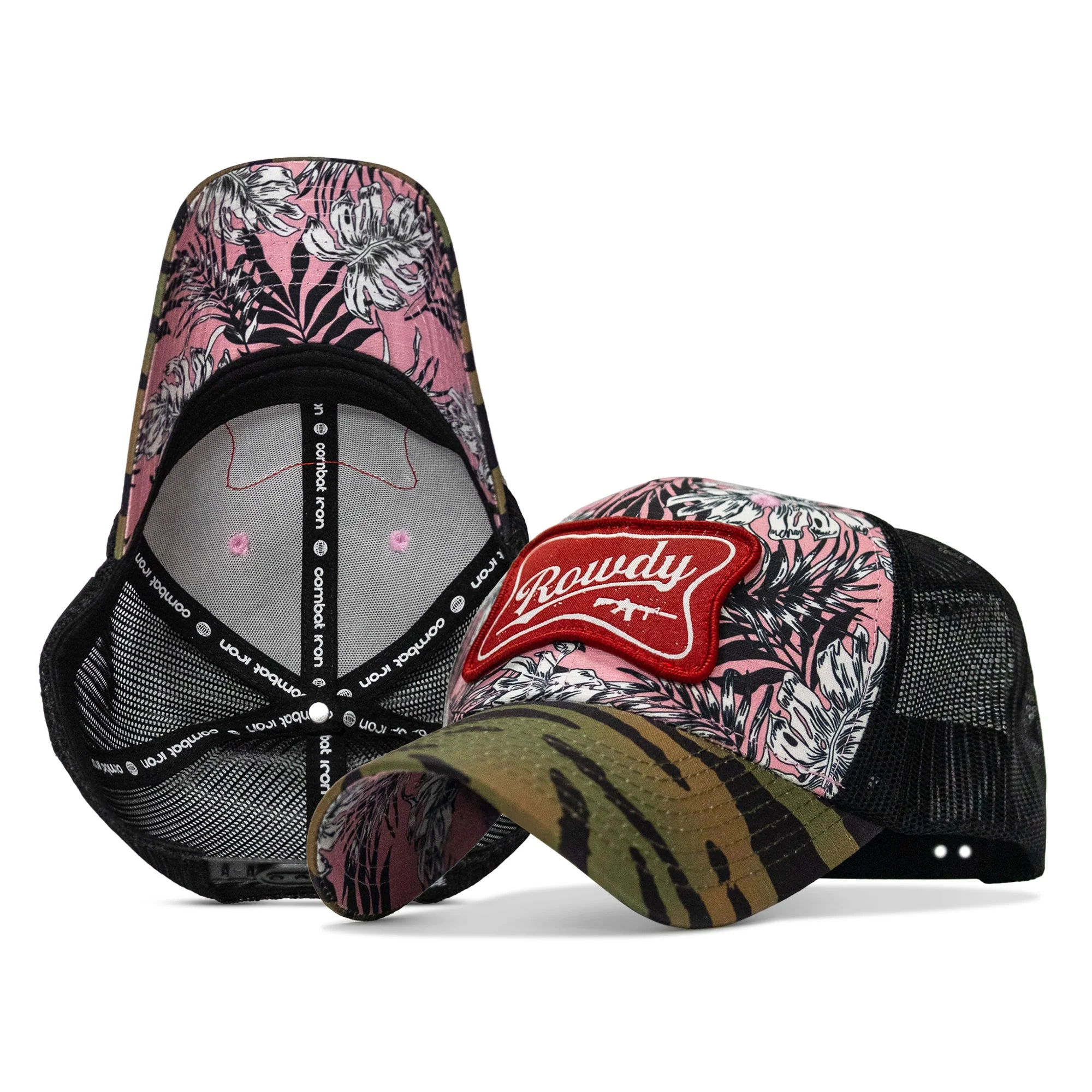 Rowdy Beer Logo Patch Original Ripstop Classic Snapback Hat - Image 16