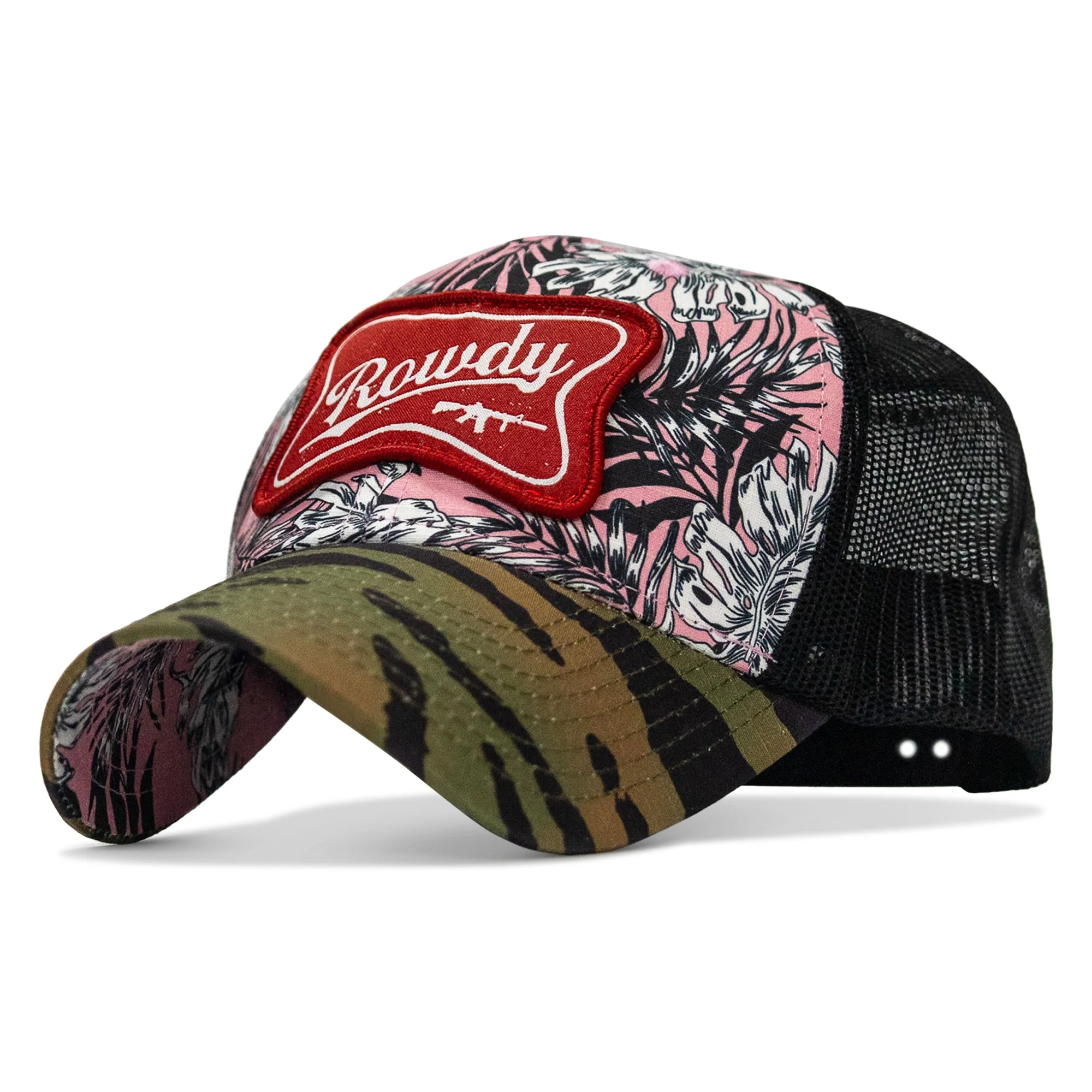 Rowdy Beer Logo Patch Original Ripstop Classic Snapback Hat - Image 17