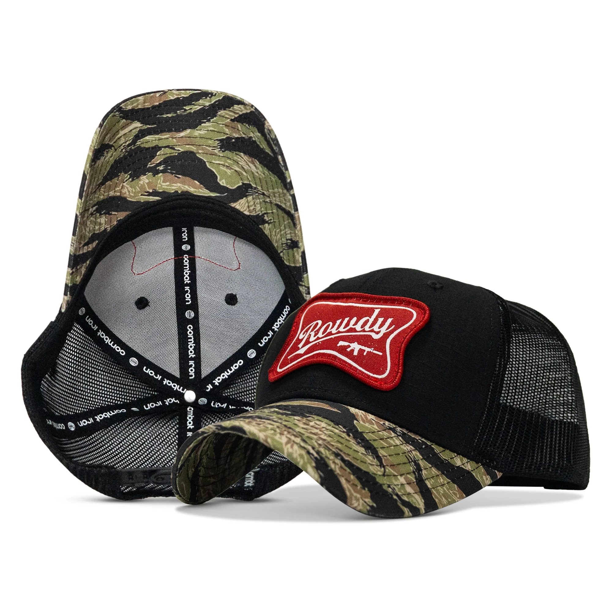 Rowdy Beer Logo Patch Original Ripstop Classic Snapback Hat - Image 23