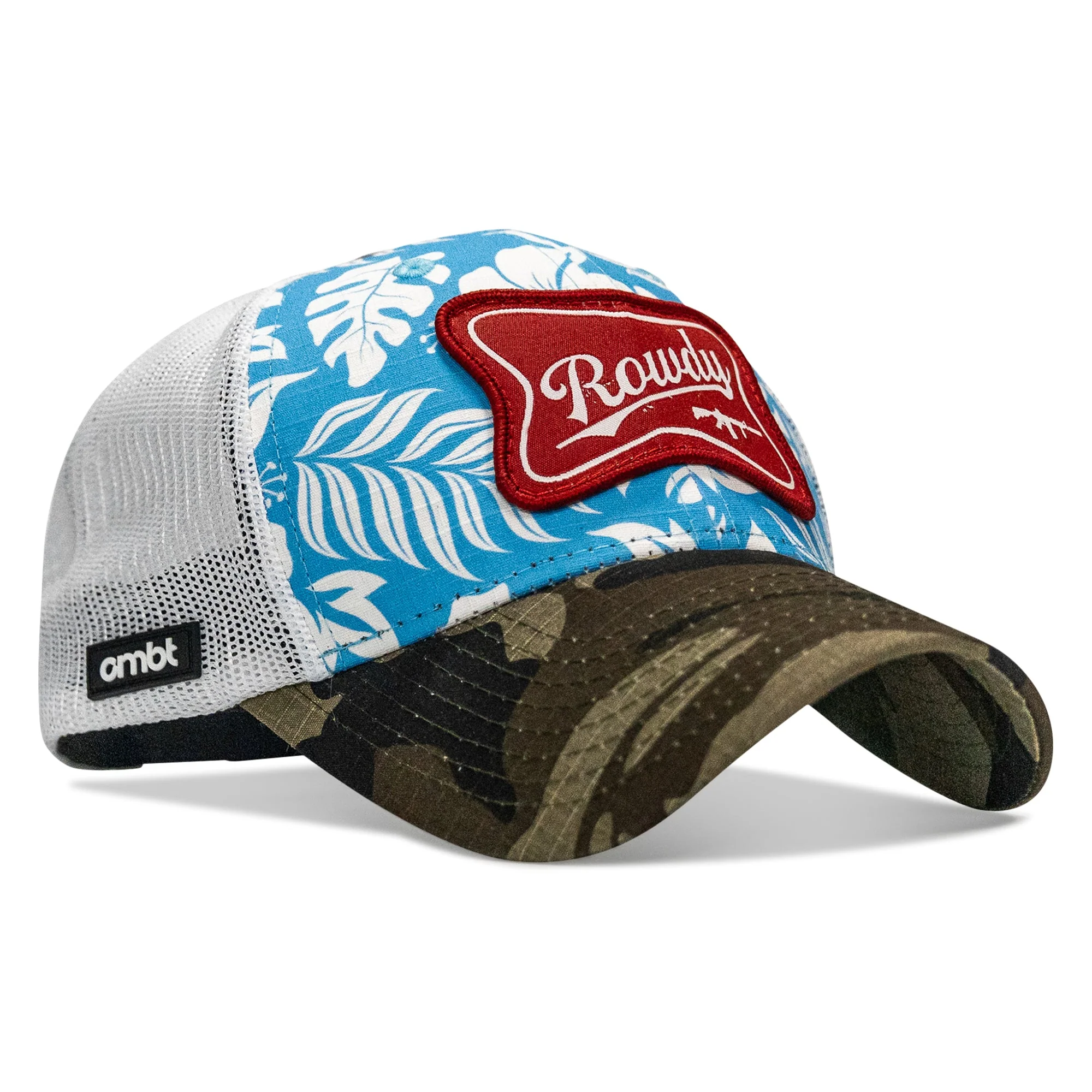Rowdy Beer Logo Patch Original Ripstop Classic Snapback Hat - Image 3