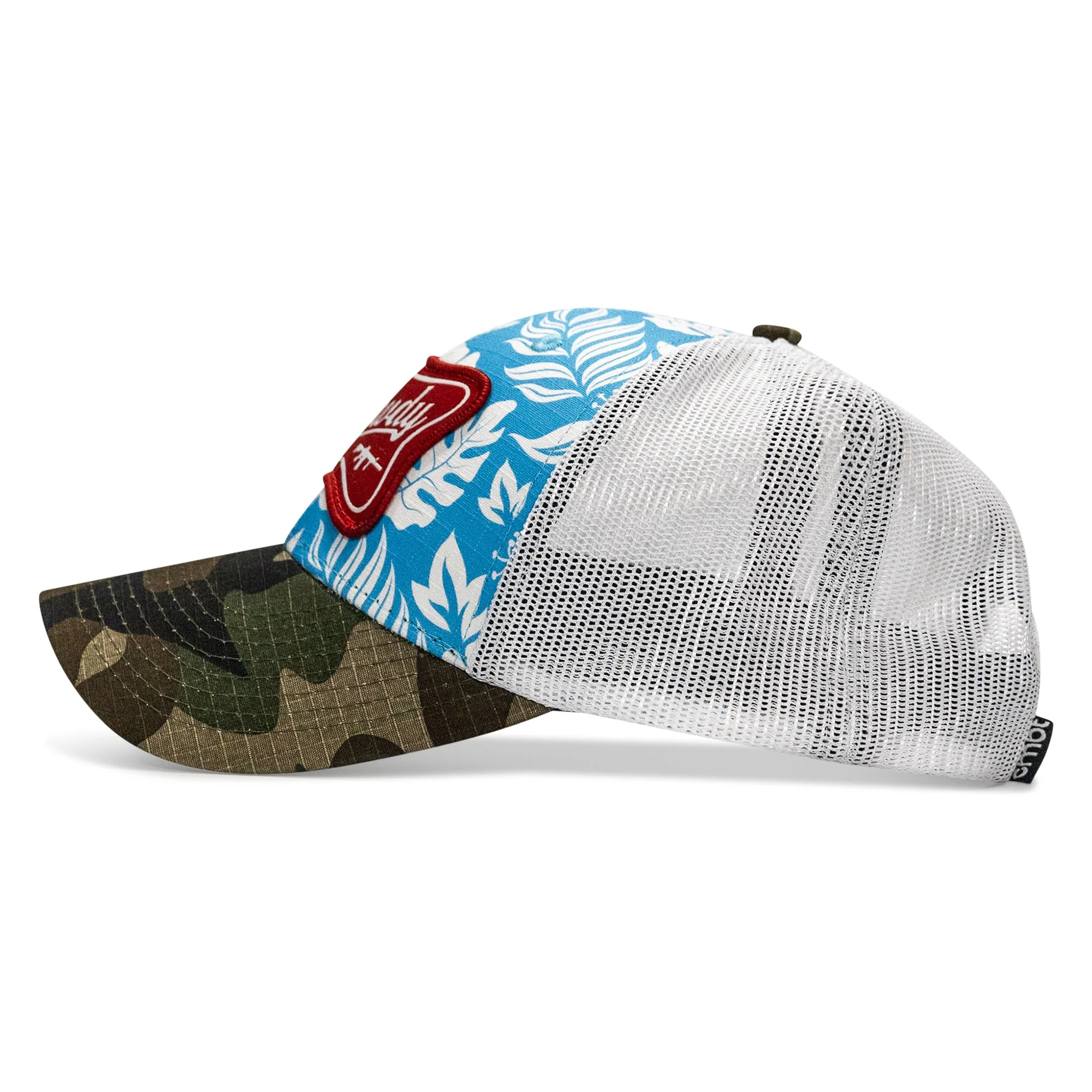 Rowdy Beer Logo Patch Original Ripstop Classic Snapback Hat - Image 4