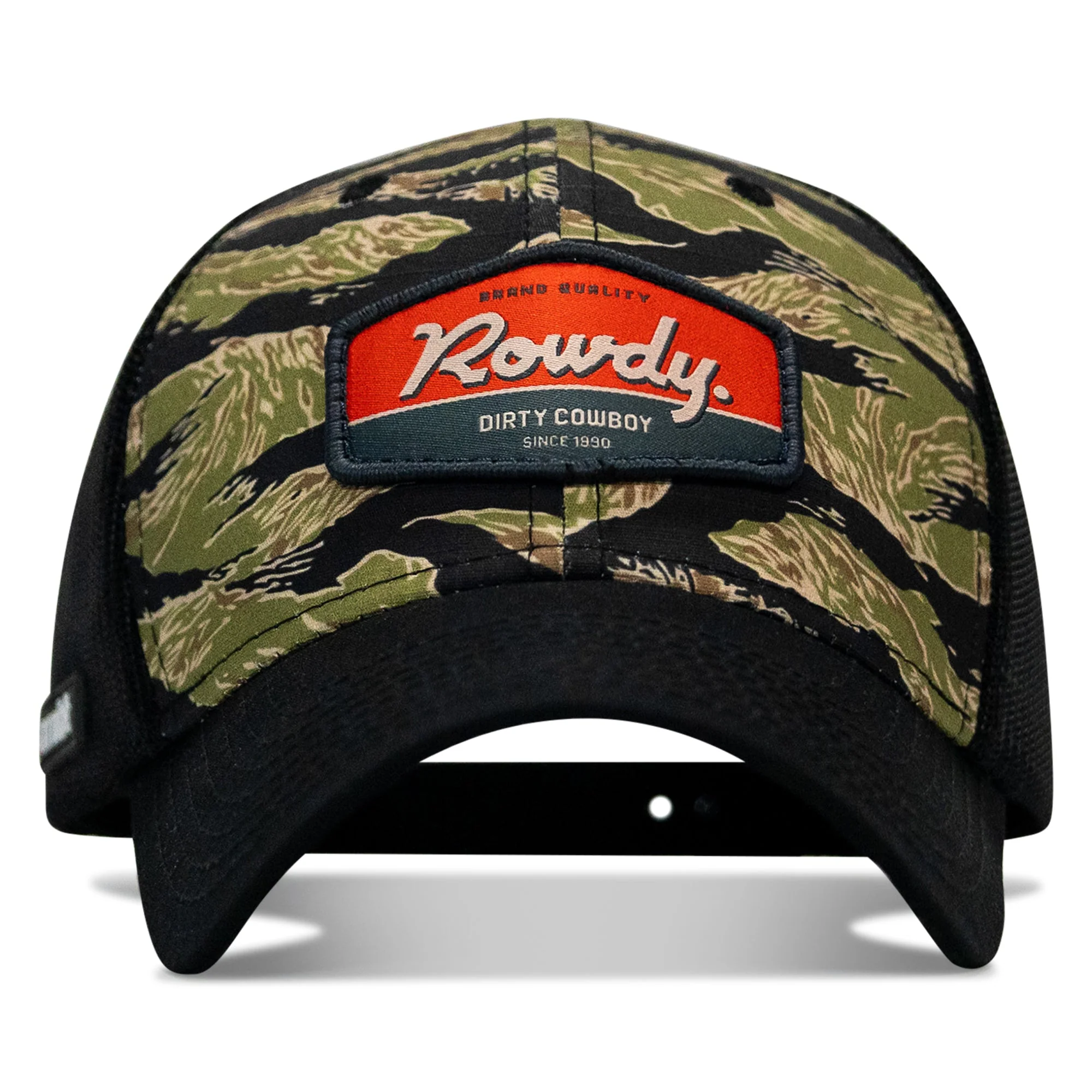 Rowdy Dirty Cowboy Patch Original Ripstop Classic Snapback Hat