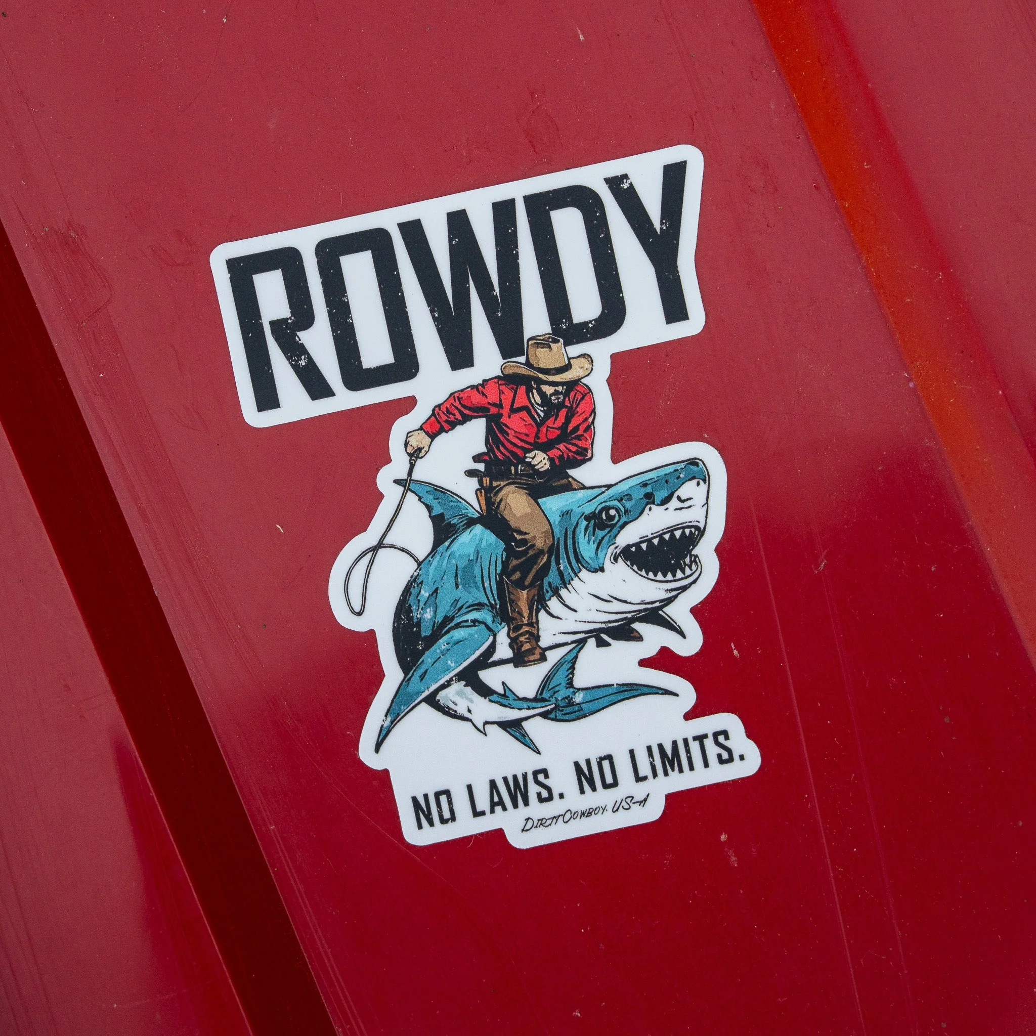 Rowdy No Laws. No Limits. Decal - Image 3