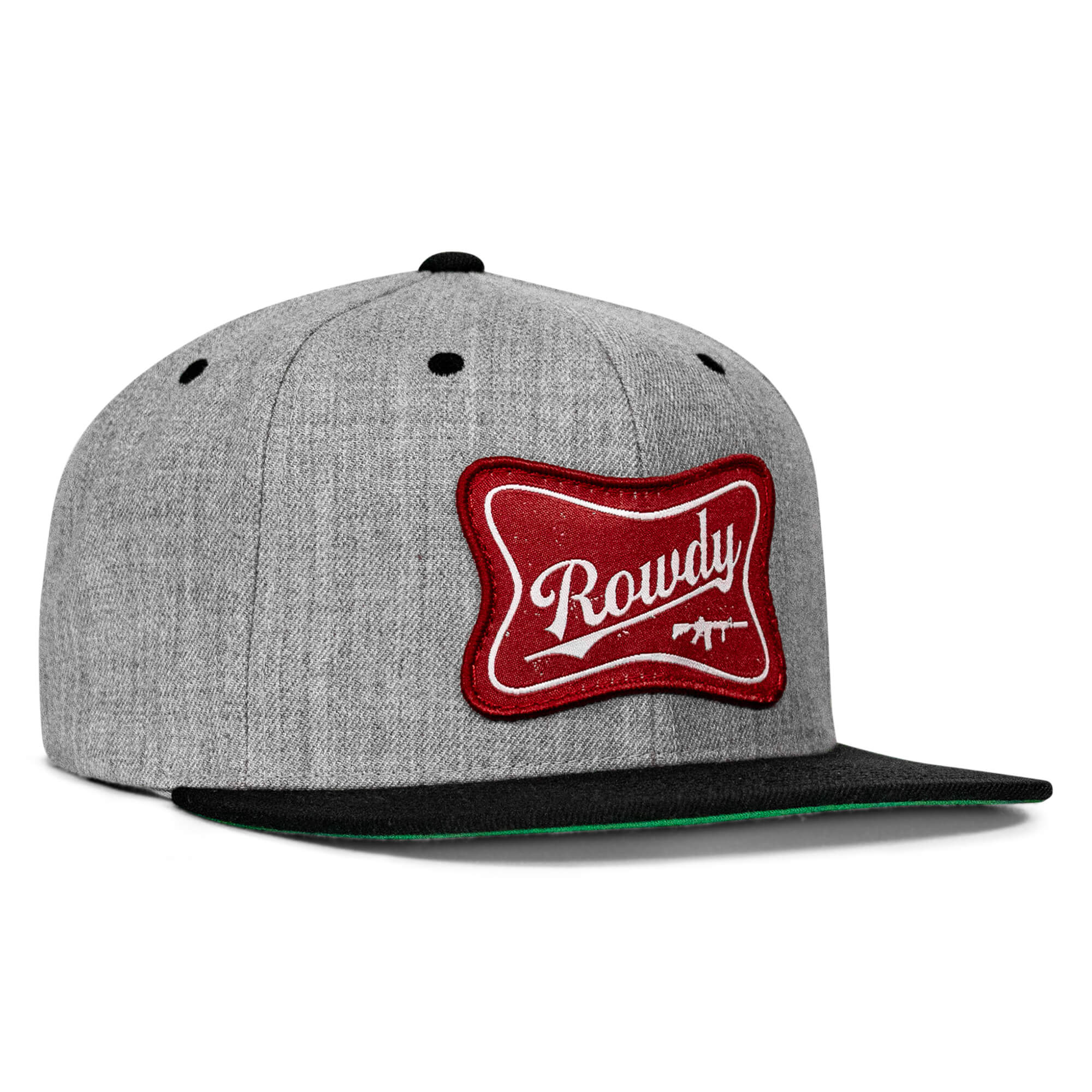 Rowdy Patch Flat Bill SnapBack Hat - Image 6