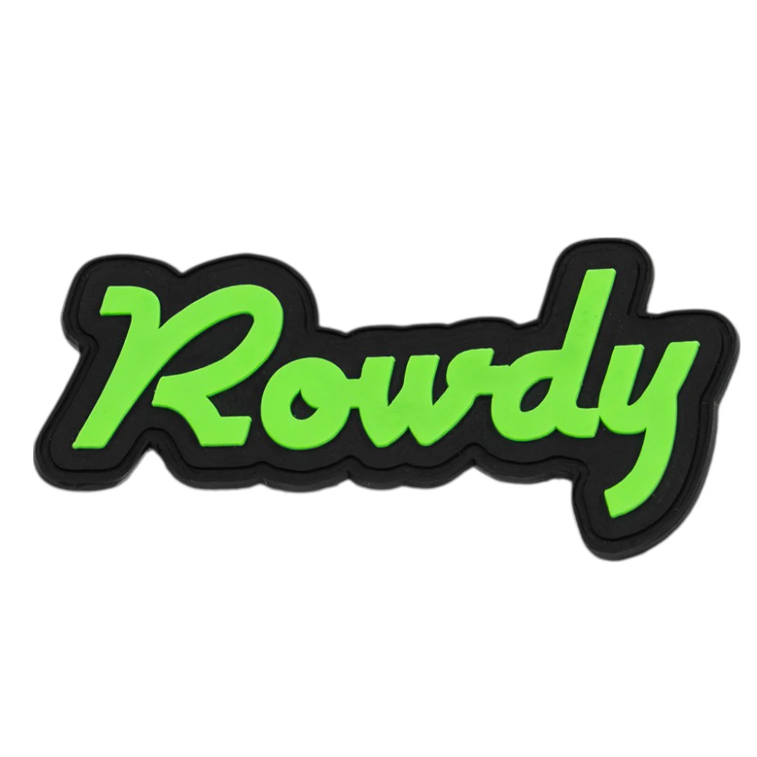 Rowdy Script PVC Velcro Patch