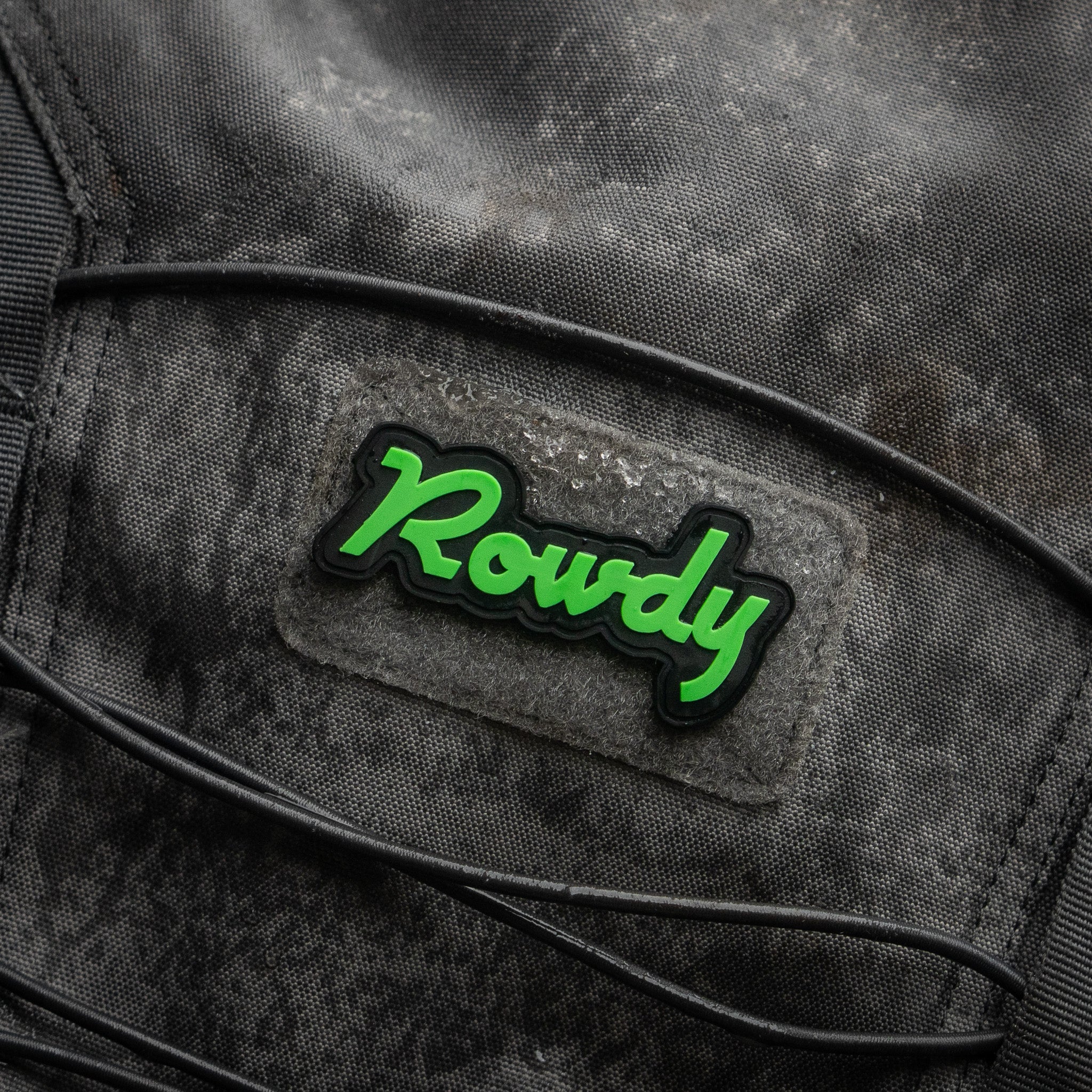 Rowdy Script PVC Velcro Patch - Image 4