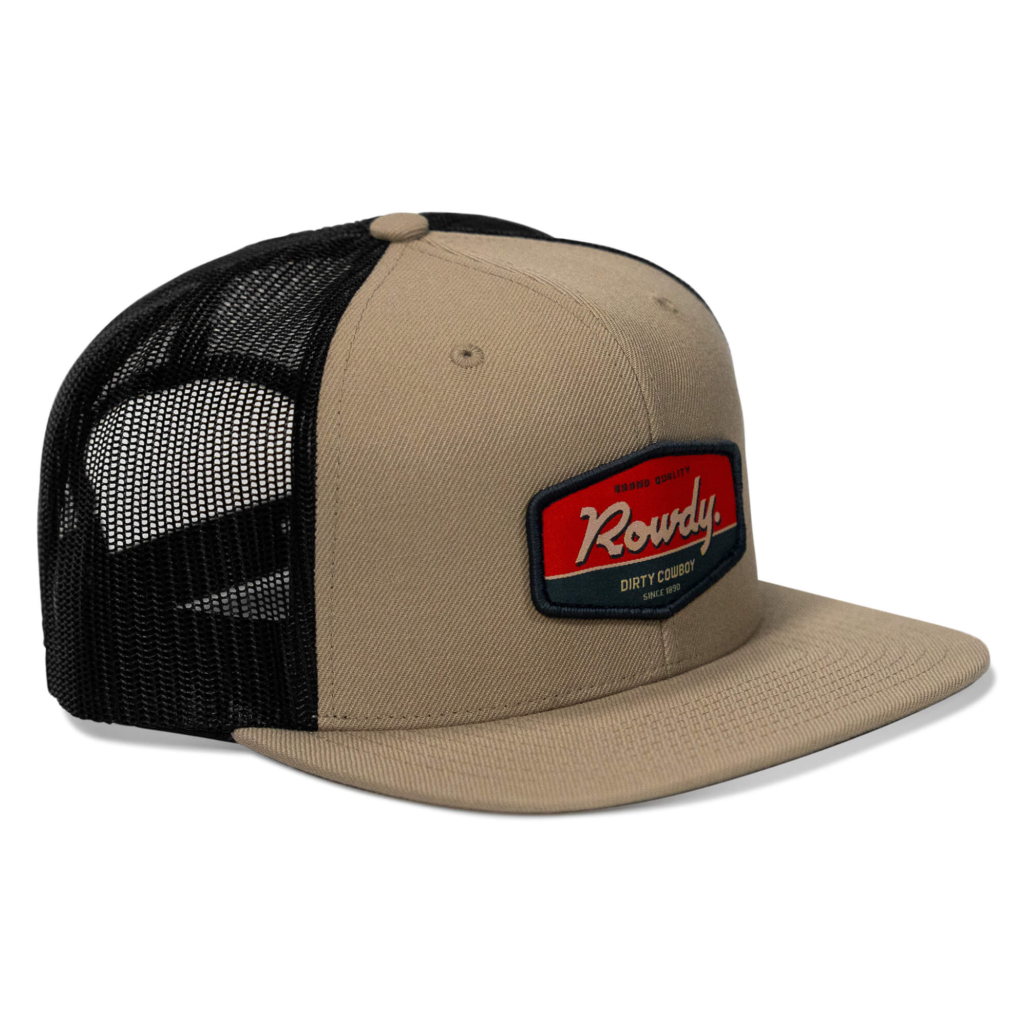 Rowdy. USA Dirty Cowboy Patch Flatbill Snapback - Image 12