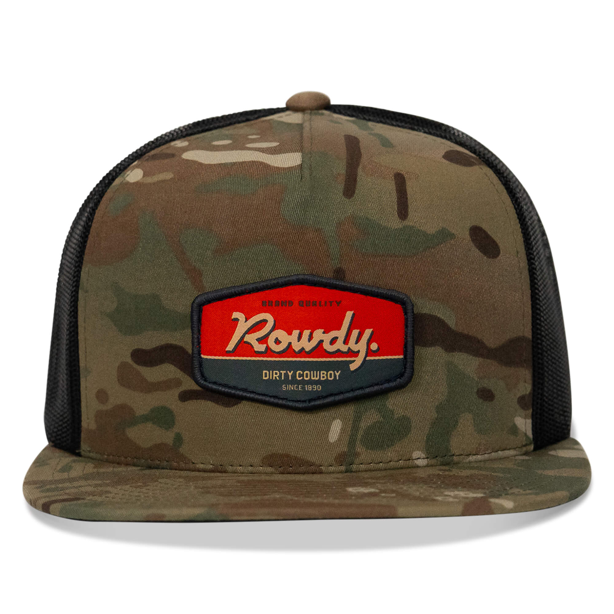 Rowdy. USA Dirty Cowboy Patch Flatbill Snapback - Image 14