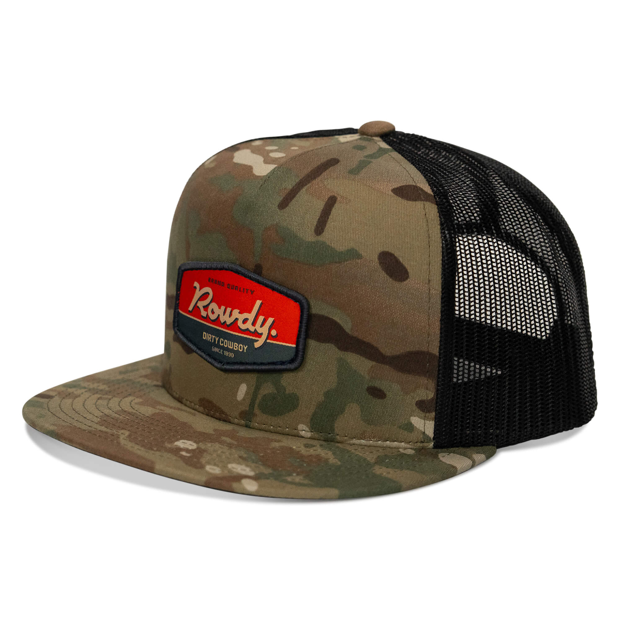 Rowdy. USA Dirty Cowboy Patch Flatbill Snapback - Image 16