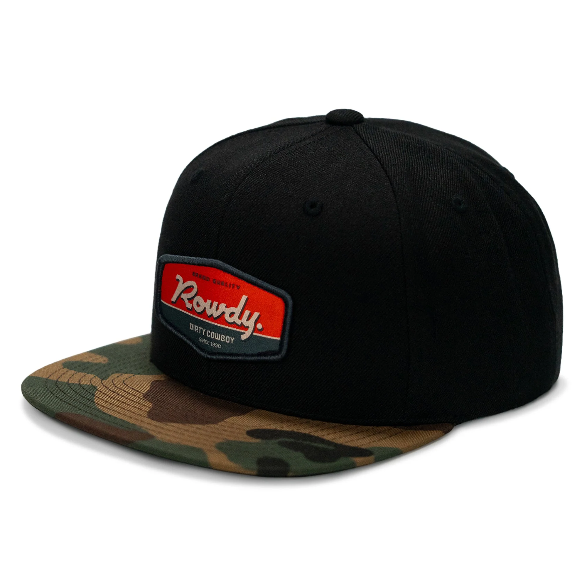 Rowdy. USA Dirty Cowboy Patch Flatbill Snapback - Image 20