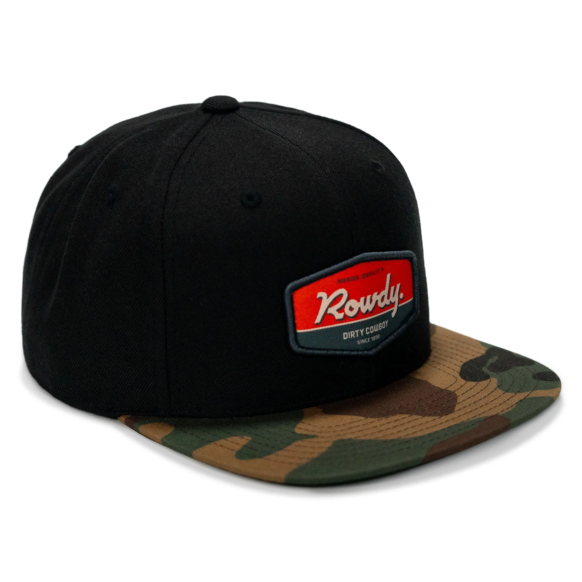 Rowdy. USA Dirty Cowboy Patch Flatbill Snapback - Image 21
