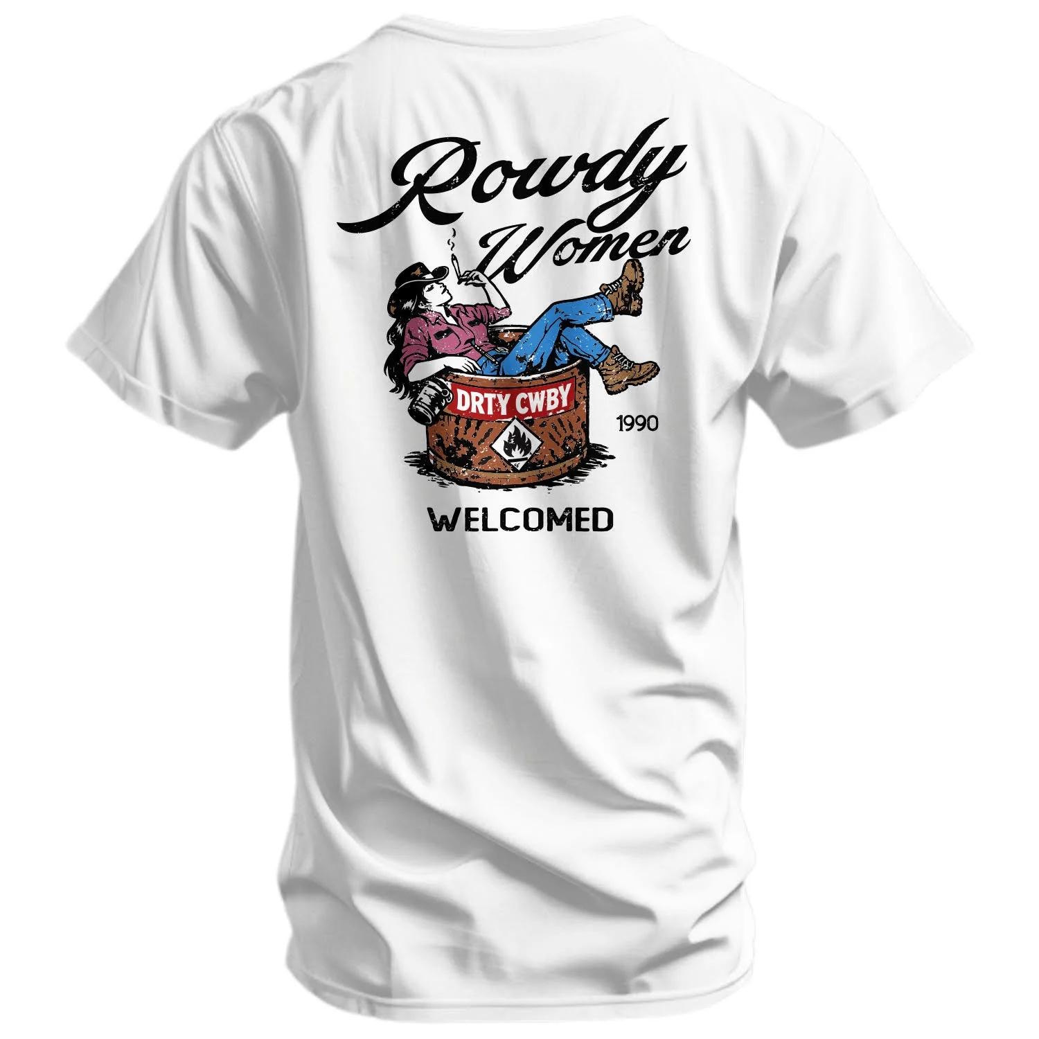 Rowdy Women Welcomed Men's T-Shirt