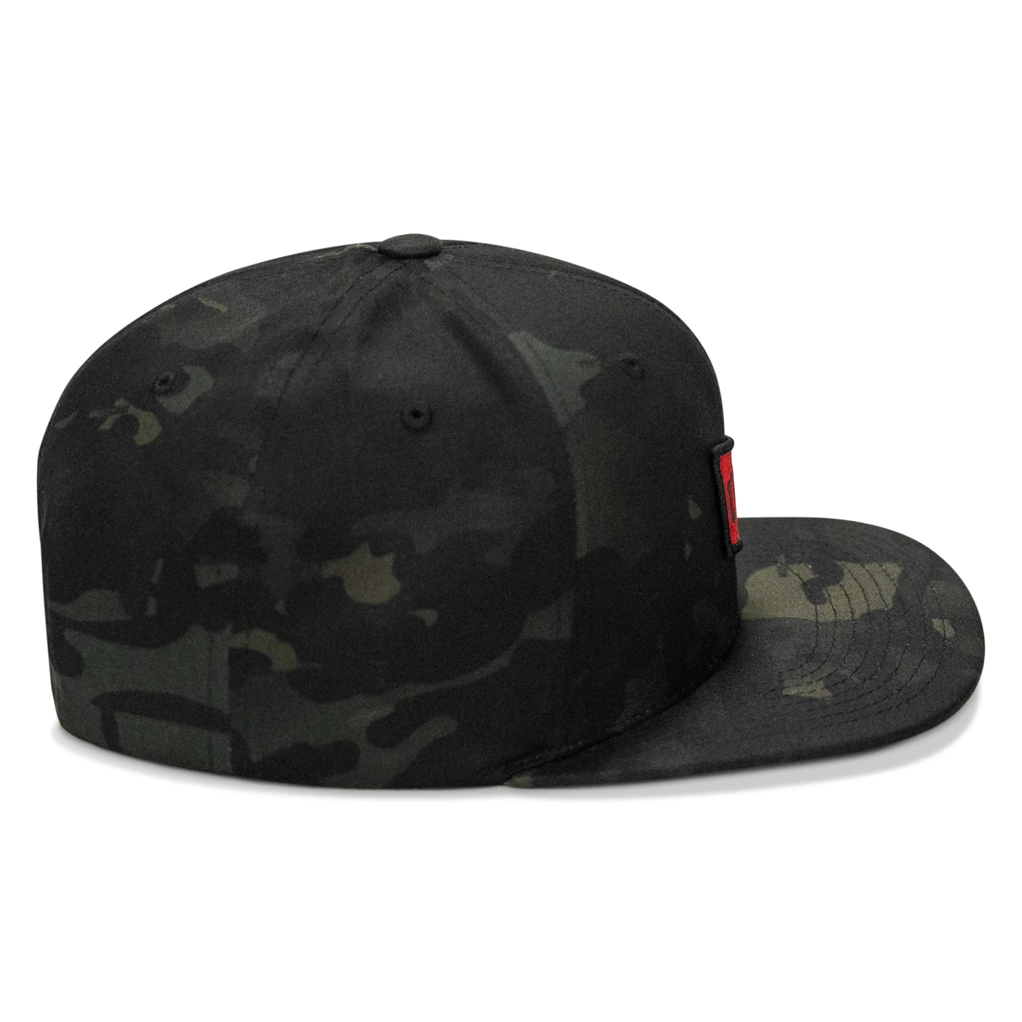 RSC Classic Red Diamond Velcro Patch Flatbill Hat - Image 10