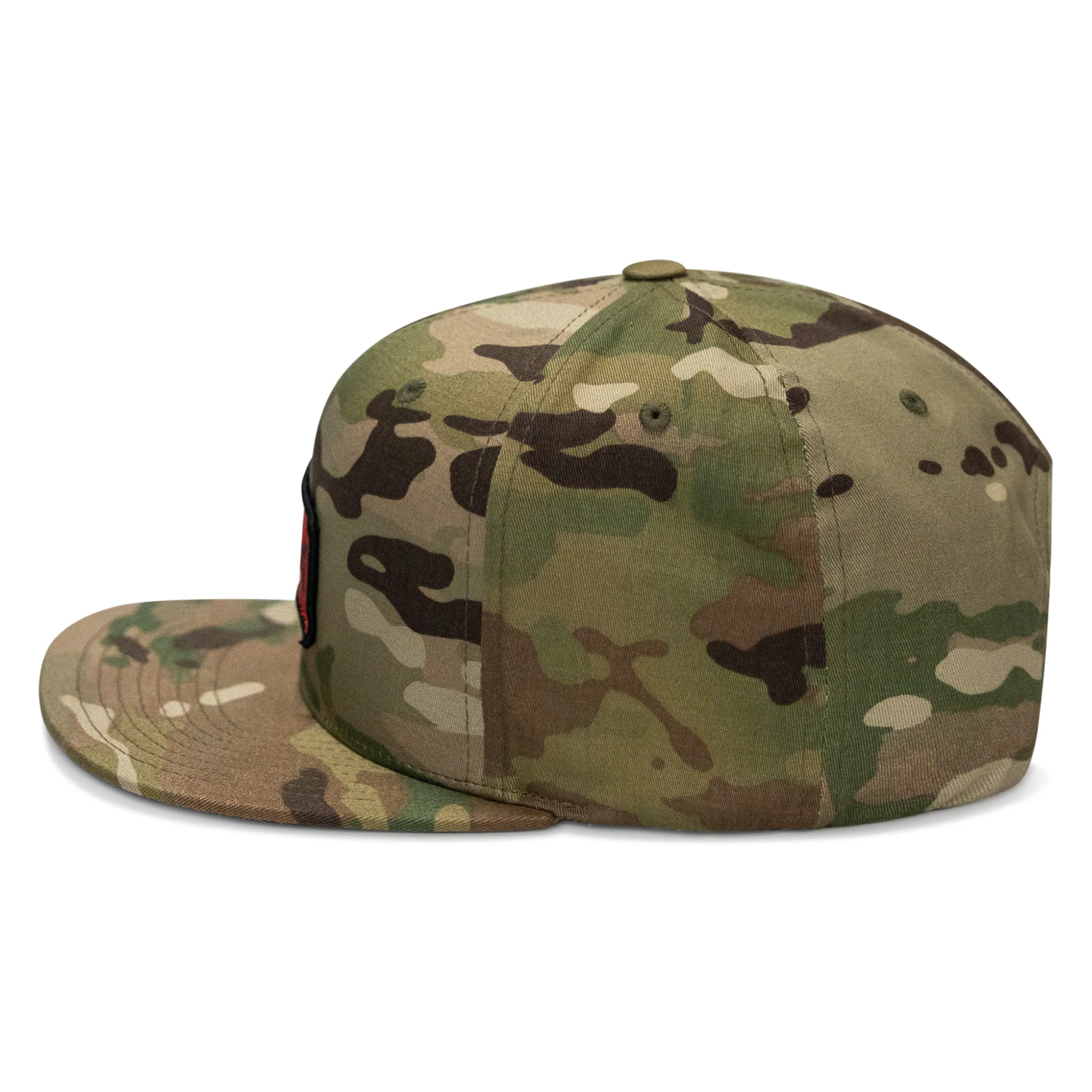 RSC Classic Red Diamond Velcro Patch Flatbill Hat - Image 14